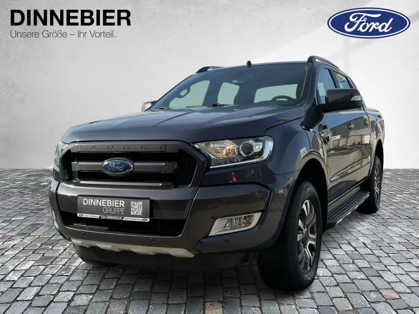 Ford Ranger DoKa 3.2 l TDCi Wildtrak 147 kW elSitz Grau - 2