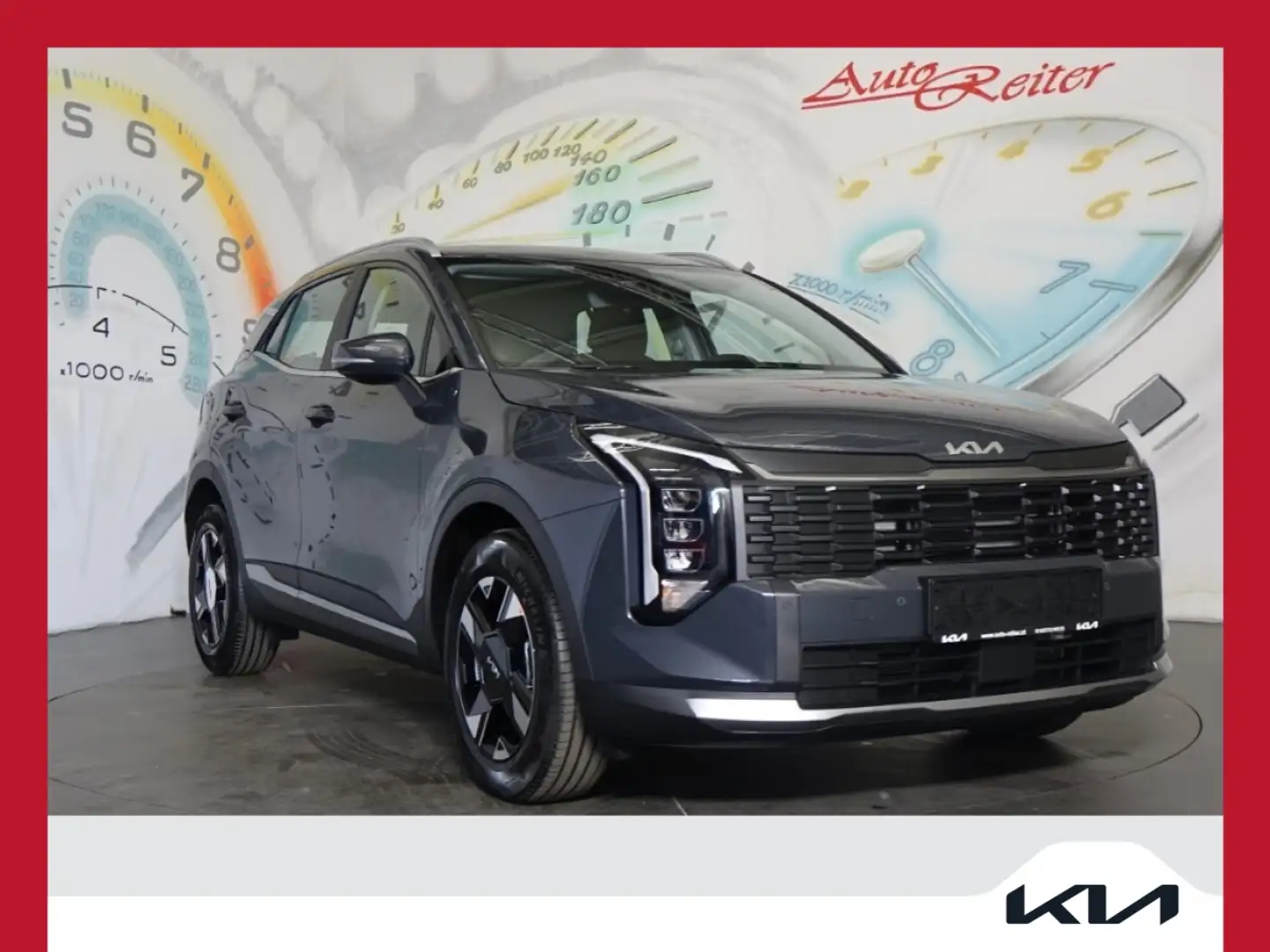 Kia Sportage 1,6 TGDI Titan *LED, NAVI, SPURHALTEASSISTENT* Grau - 1