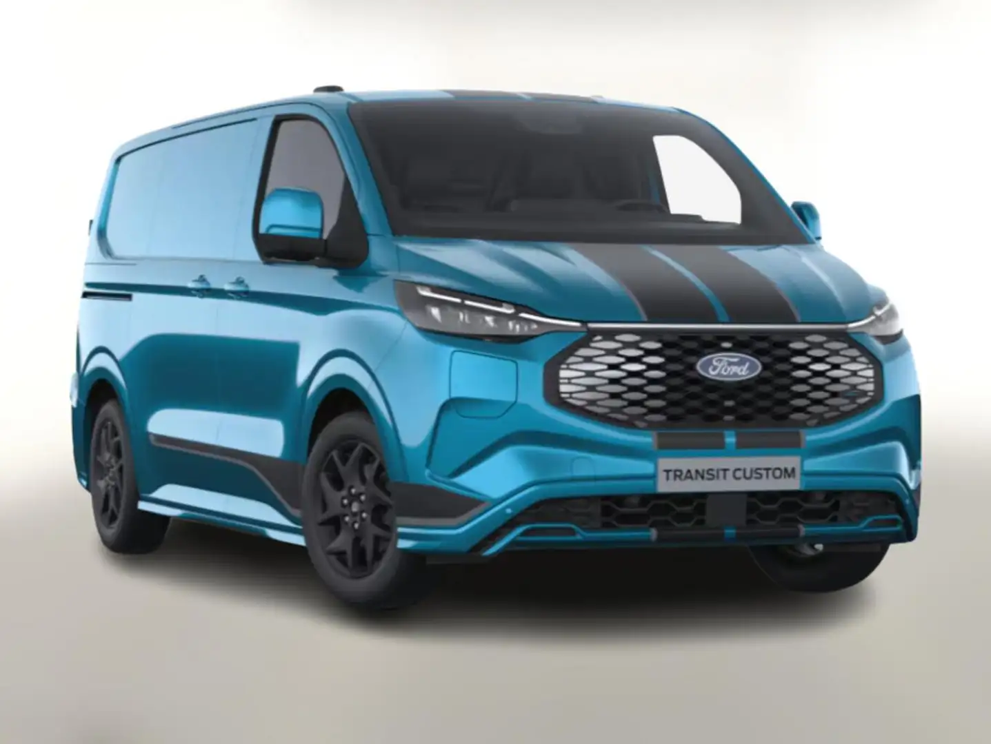 Ford E-Transit Custom Sport 71kWh L1 ProPower AHK LED 160 kW (... Blau - 1