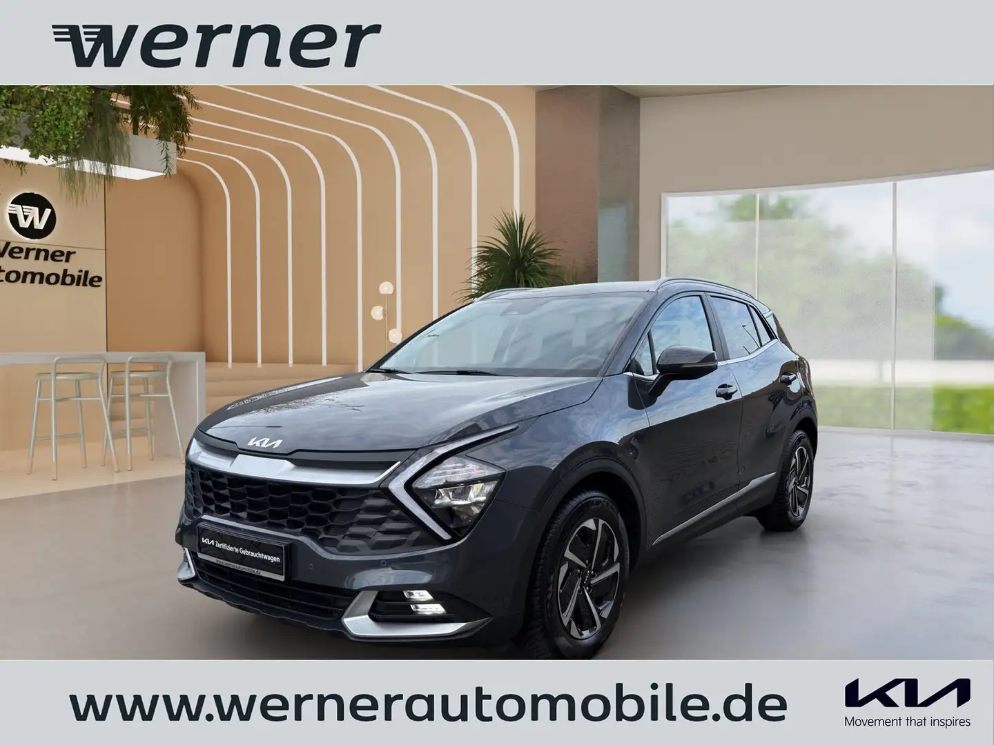 Kia Sportage 1.6 T-GDI MHEV Vision 2WD Komfort Navi Grijs - 1