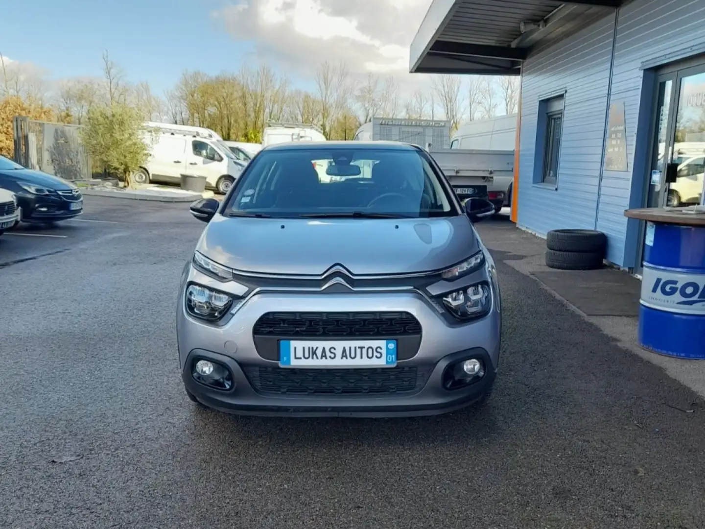 Citroen C3 PureTech 83 SS BVM5 Feel Business 1ER main Gris - 2