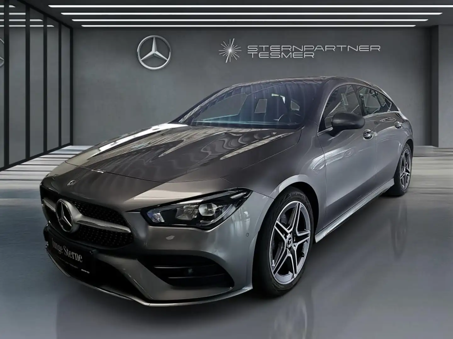 Mercedes-Benz CLA 200 SB AMG+MBUX+DISTR+AMBIENTE+KAMERA+AHK Gris - 2