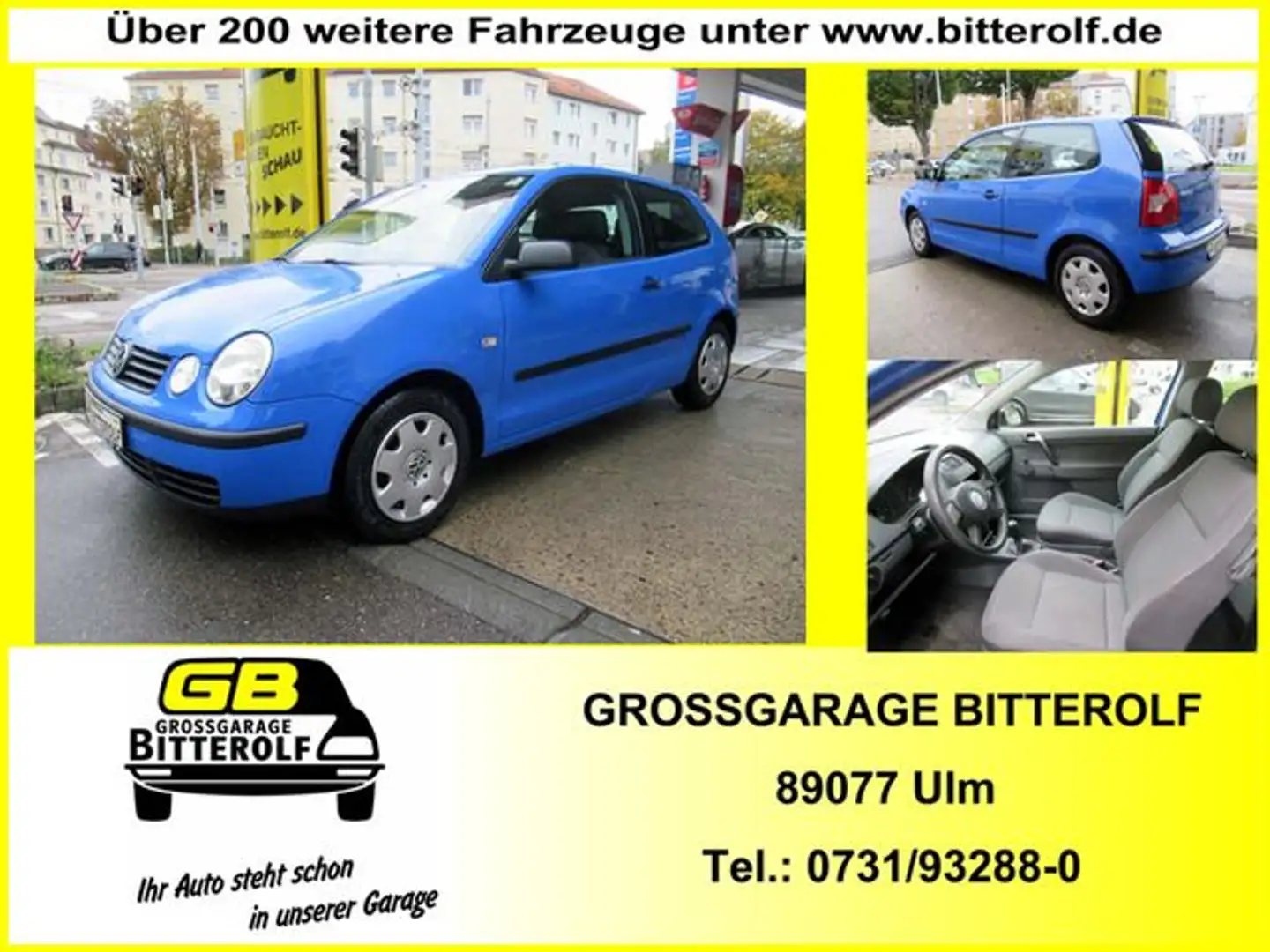 Volkswagen Polo 1.2 40KW 3-trg HU 04/2026 Blau - 1