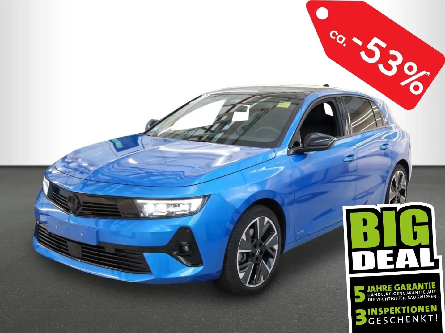 Opel Astra L Electic GS PanoSD/LED/Headup/Alcantara Blau - 1