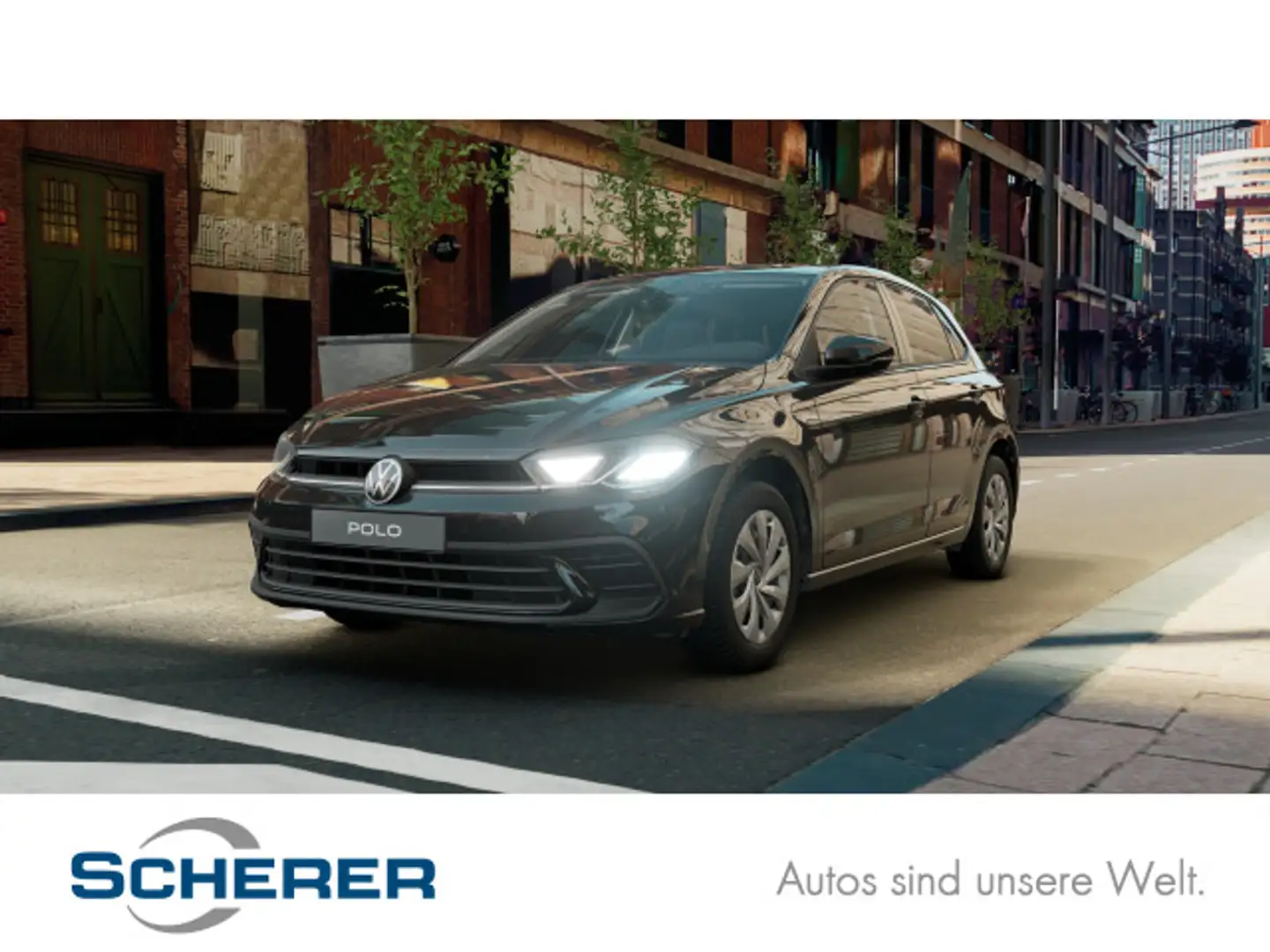Volkswagen Polo 1.0 TSI Life LED+ACC+Navi+App+Climatr+Sitzh Schwarz - 1