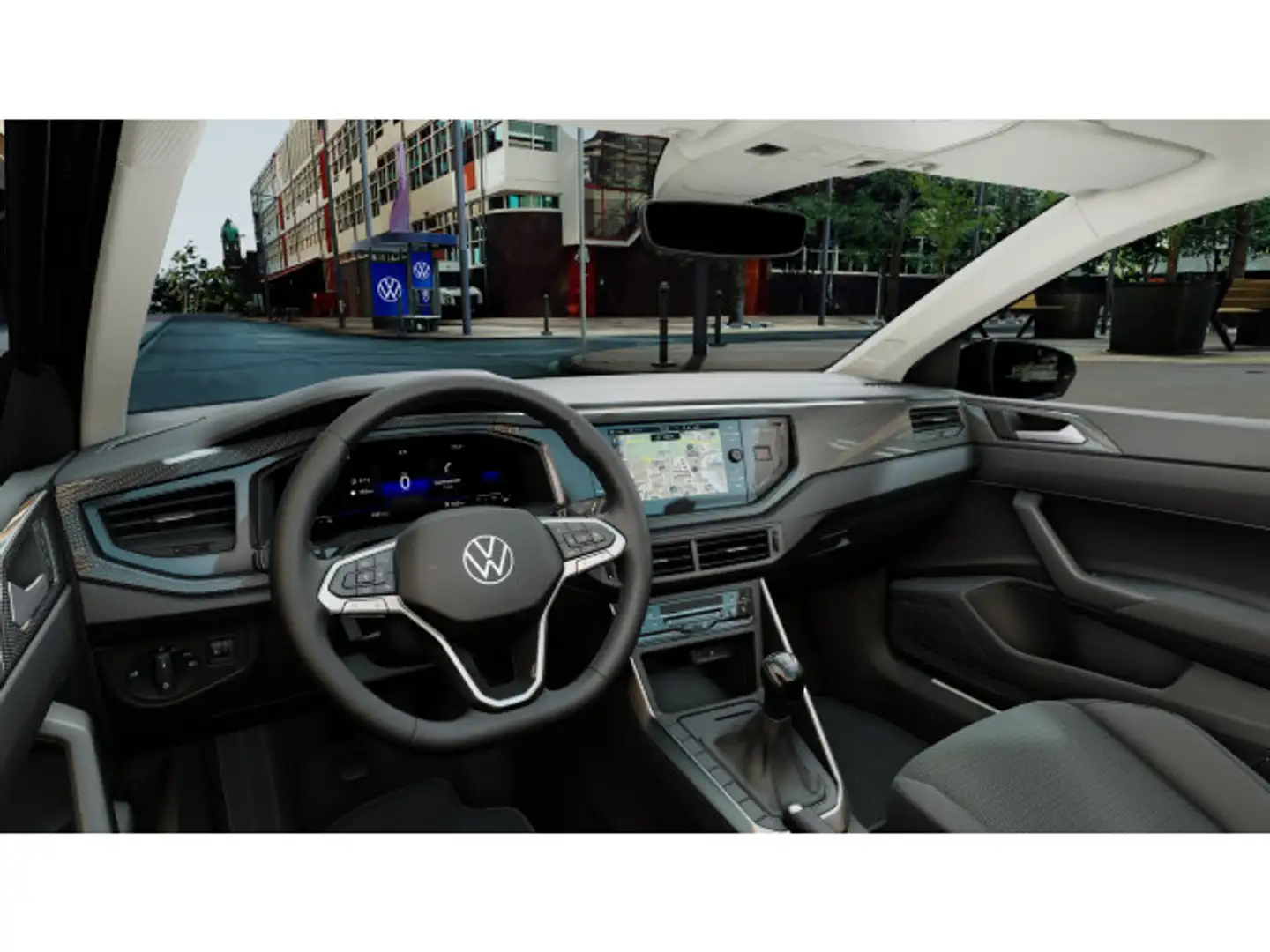 Volkswagen Polo 1.0 TSI Life LED+ACC+Navi+App+Climatr+Sitzh Schwarz - 2