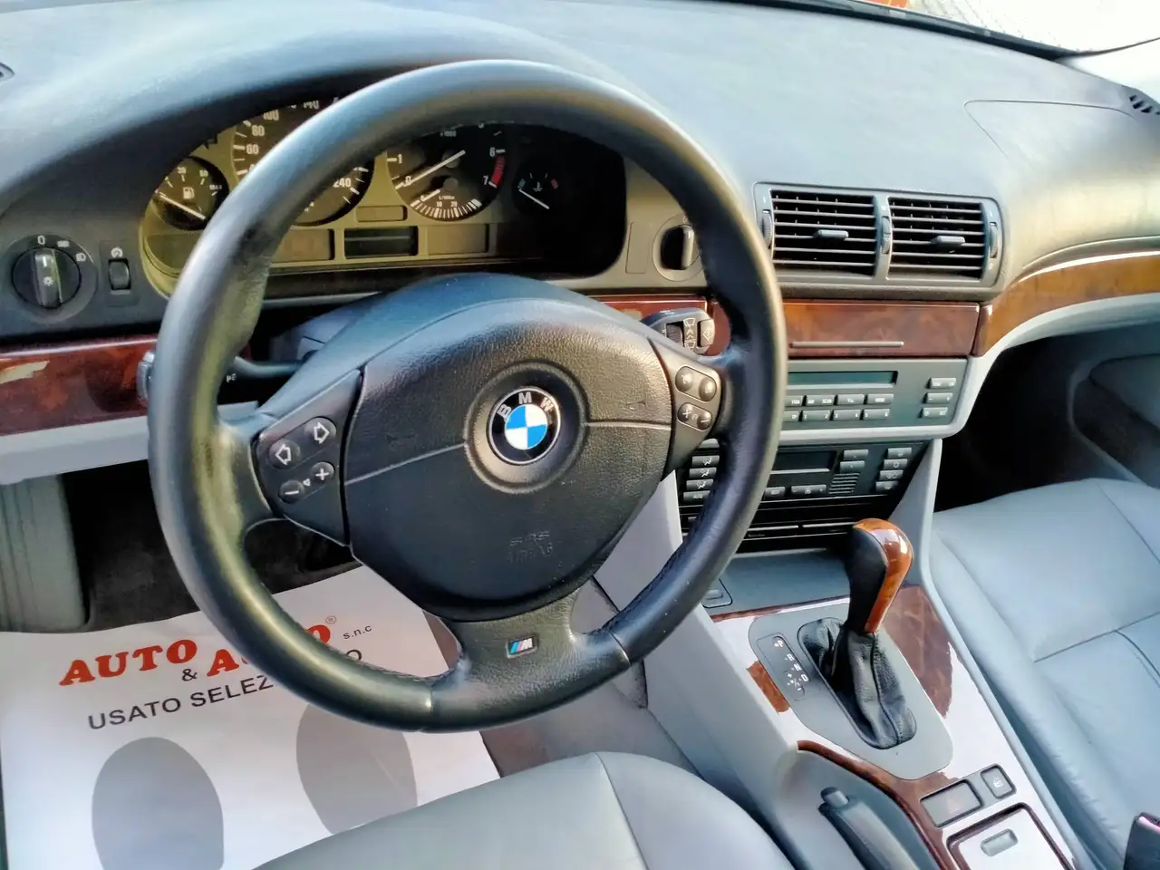 BMW 528 i E39 ATTIVA 193CV TARGA ORIGINALE/PELLE/TETTO/AUT, foto 10