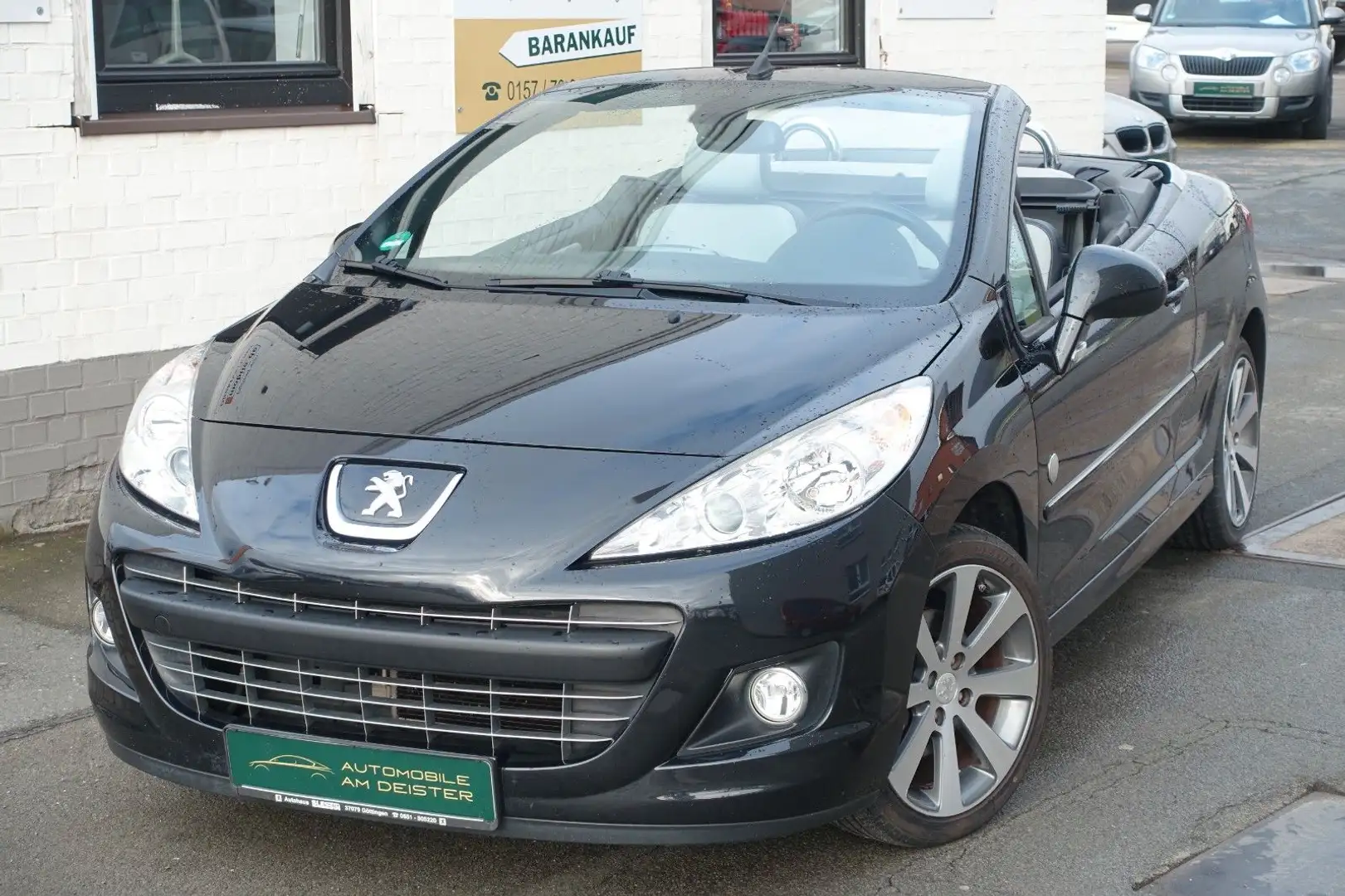 Peugeot 207 CC Cabrio-Coupe Roland Garros*AHK*SHZ*TEMPOM Schwarz - 1