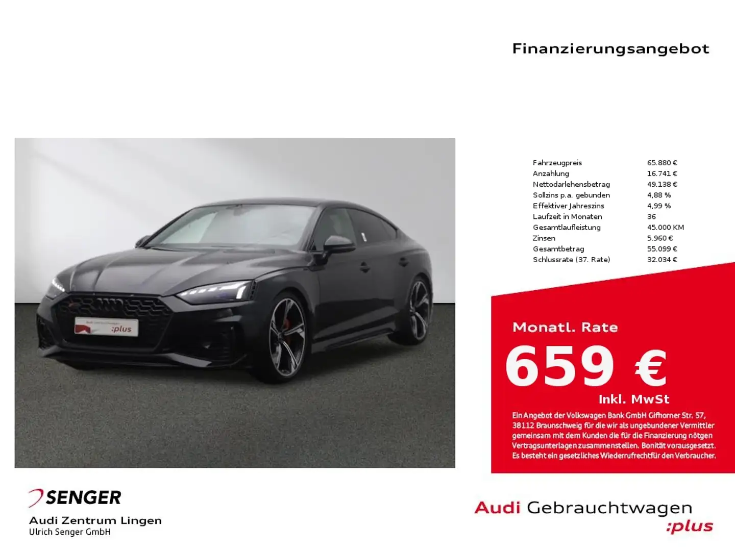 Audi RS5 Sportback 2.9 TFSI quattro Matrix Pano B&O Noir - 1