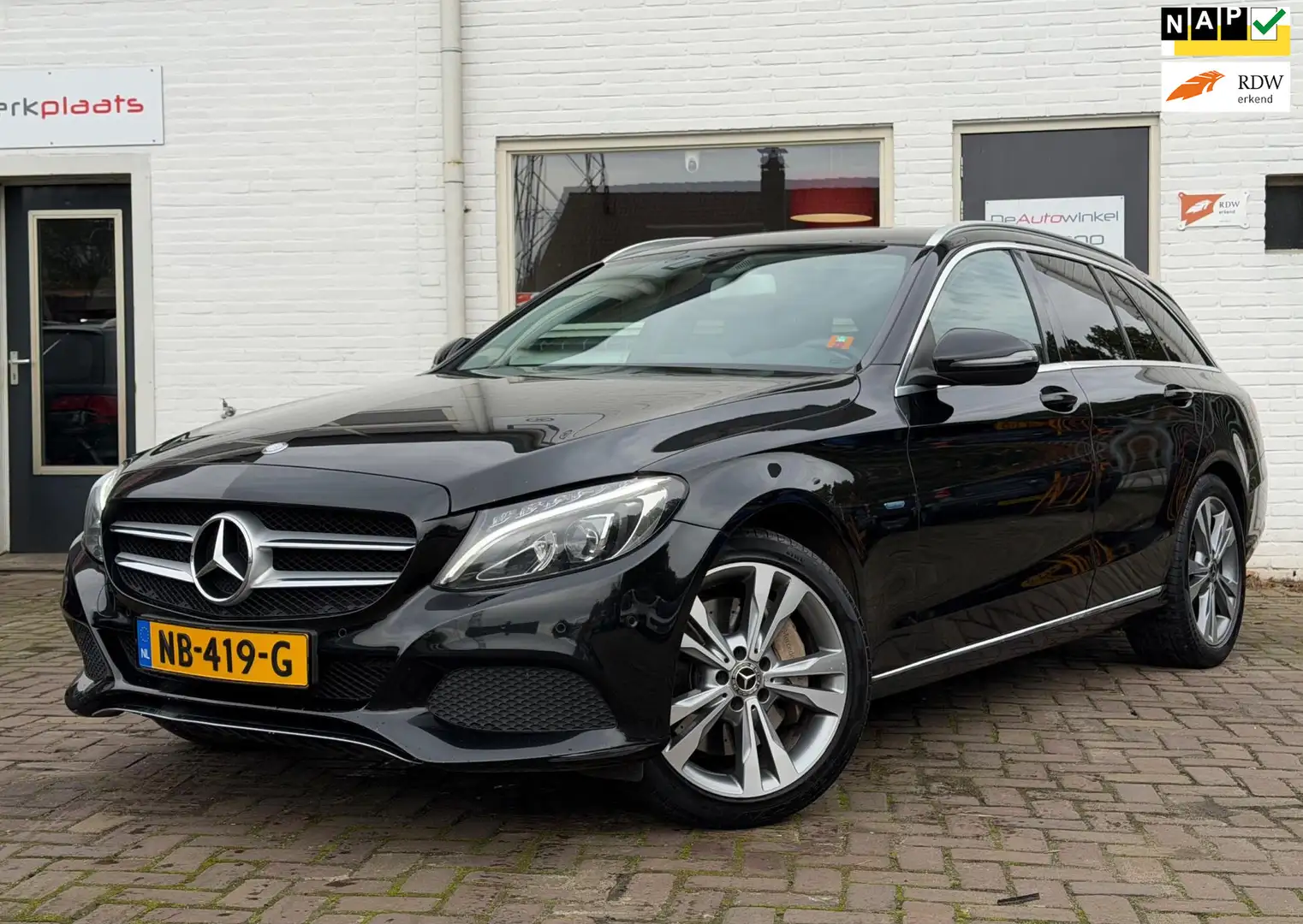 Mercedes-Benz C 350 Estate e Lease Edition 18 Inch Navi Zwart - 1