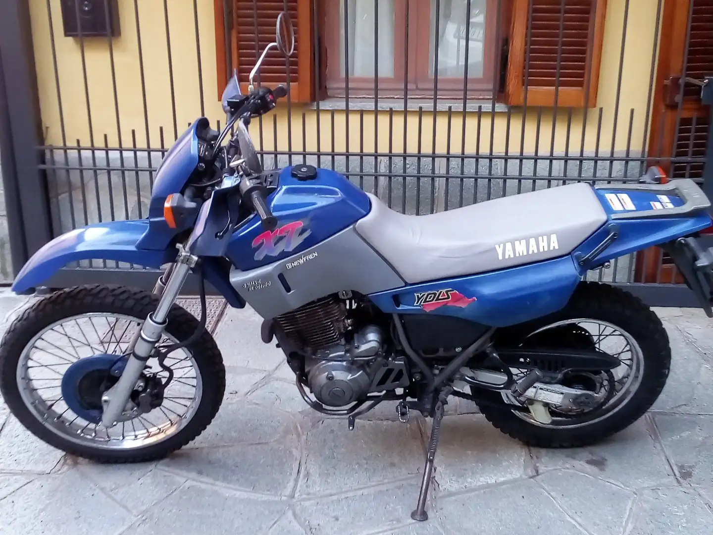 Yamaha XT 600 600E Modrá - 1
