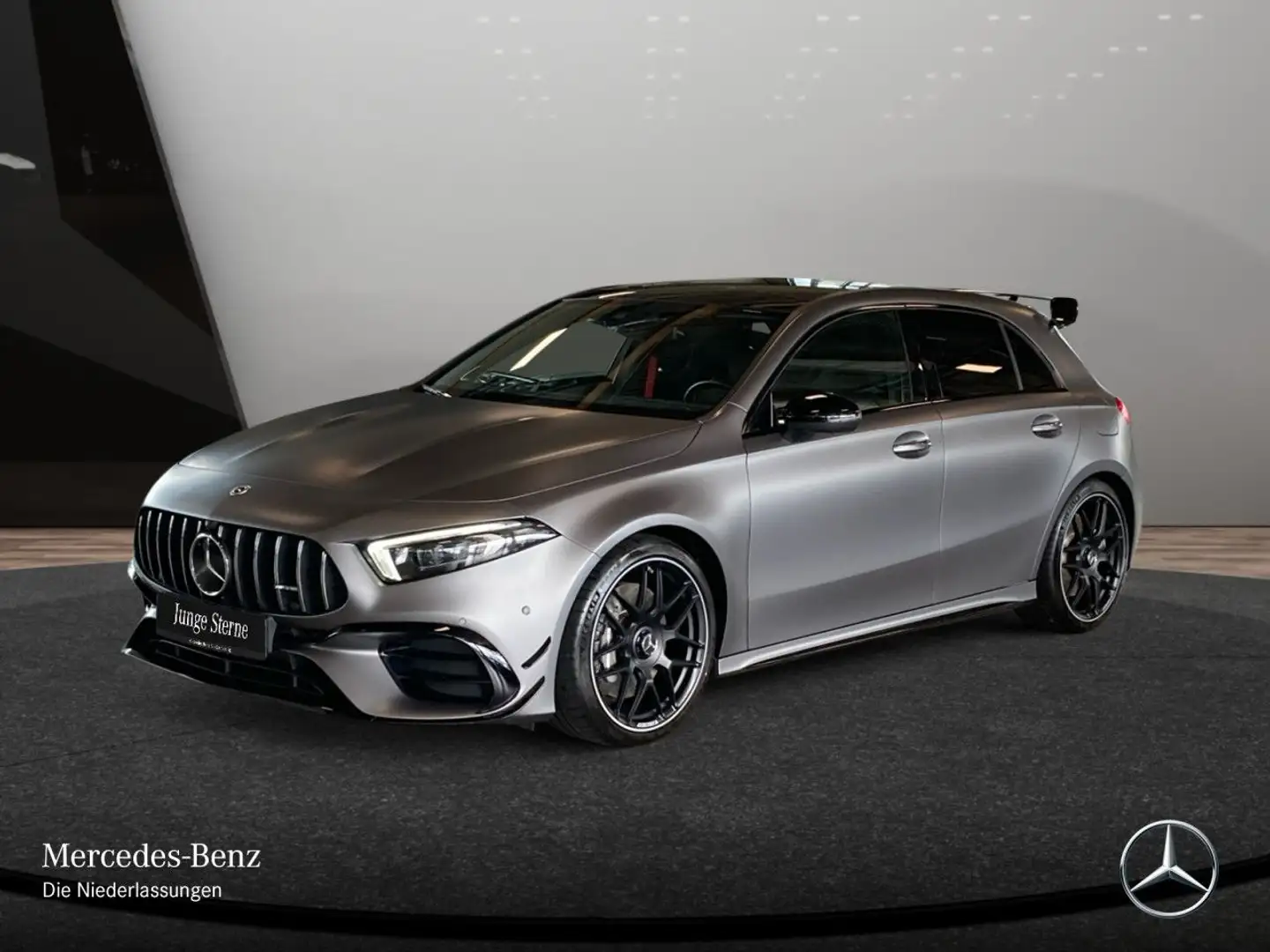Mercedes-Benz A 45 AMG A 45 4M Kompakt PANO+360°+MULTIBEAM+BURMESTER+19" Szary - 2