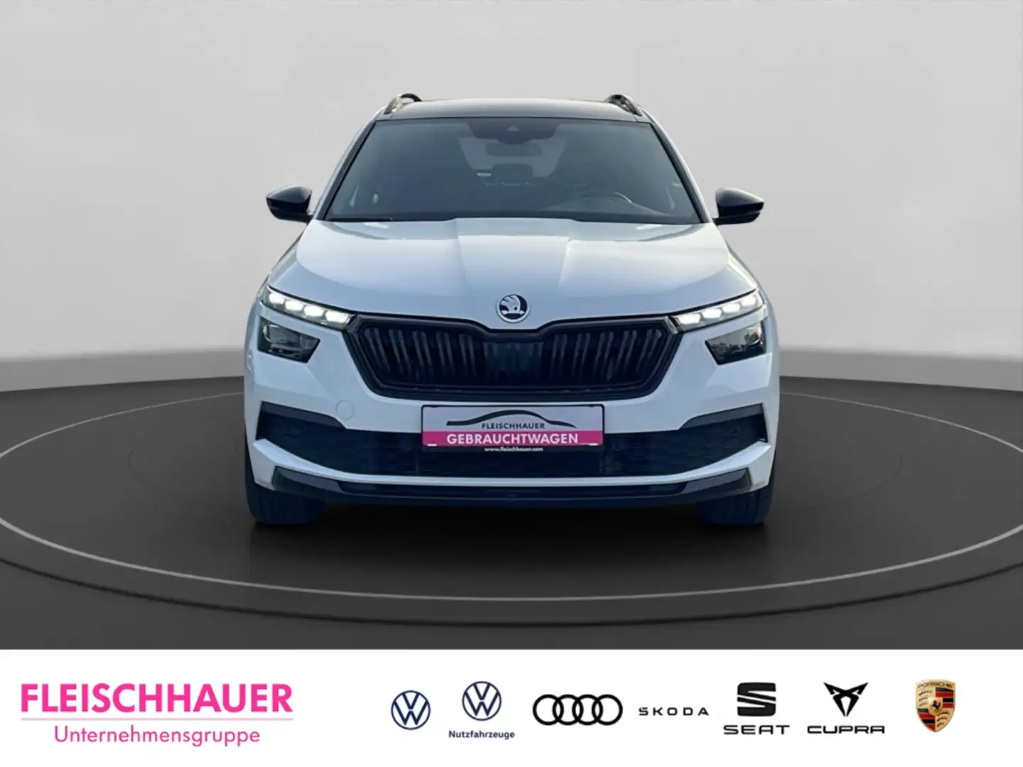 Skoda Kamiq Monte Carlo 1.5 TSI DSG Panorama Business Amundsen Weiß - 2