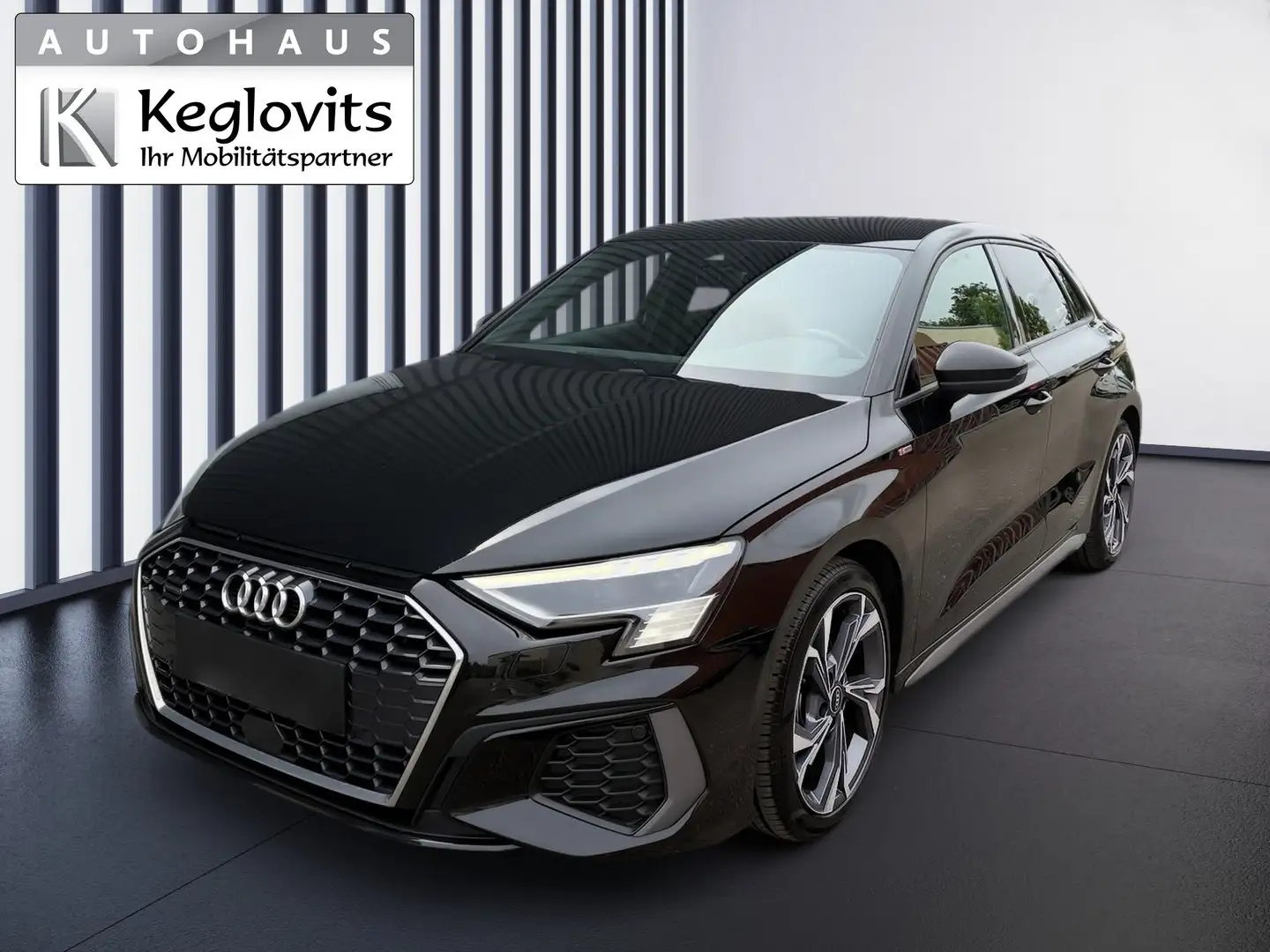 Audi A3 40 TDI quattro S line ext Schwarz - 1