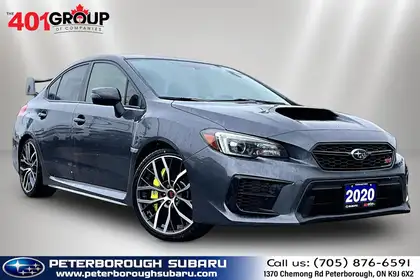 Gray 2020 Subaru WRX STI Sport AWD Sedan 6-Speed Manual