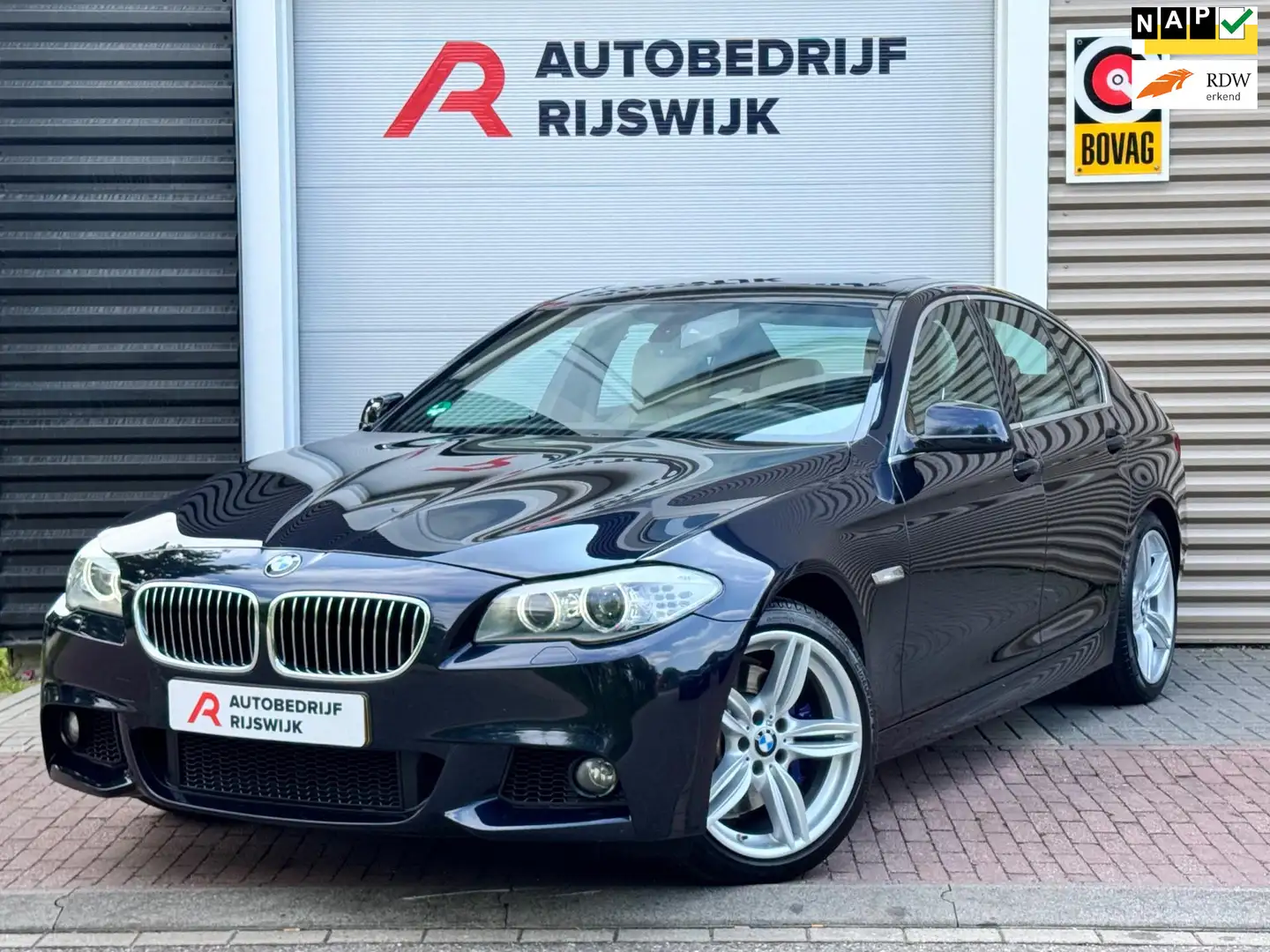 BMW 528 5-serie 528i High Executive M Sport Dak/Leer/Navi Negro - 1
