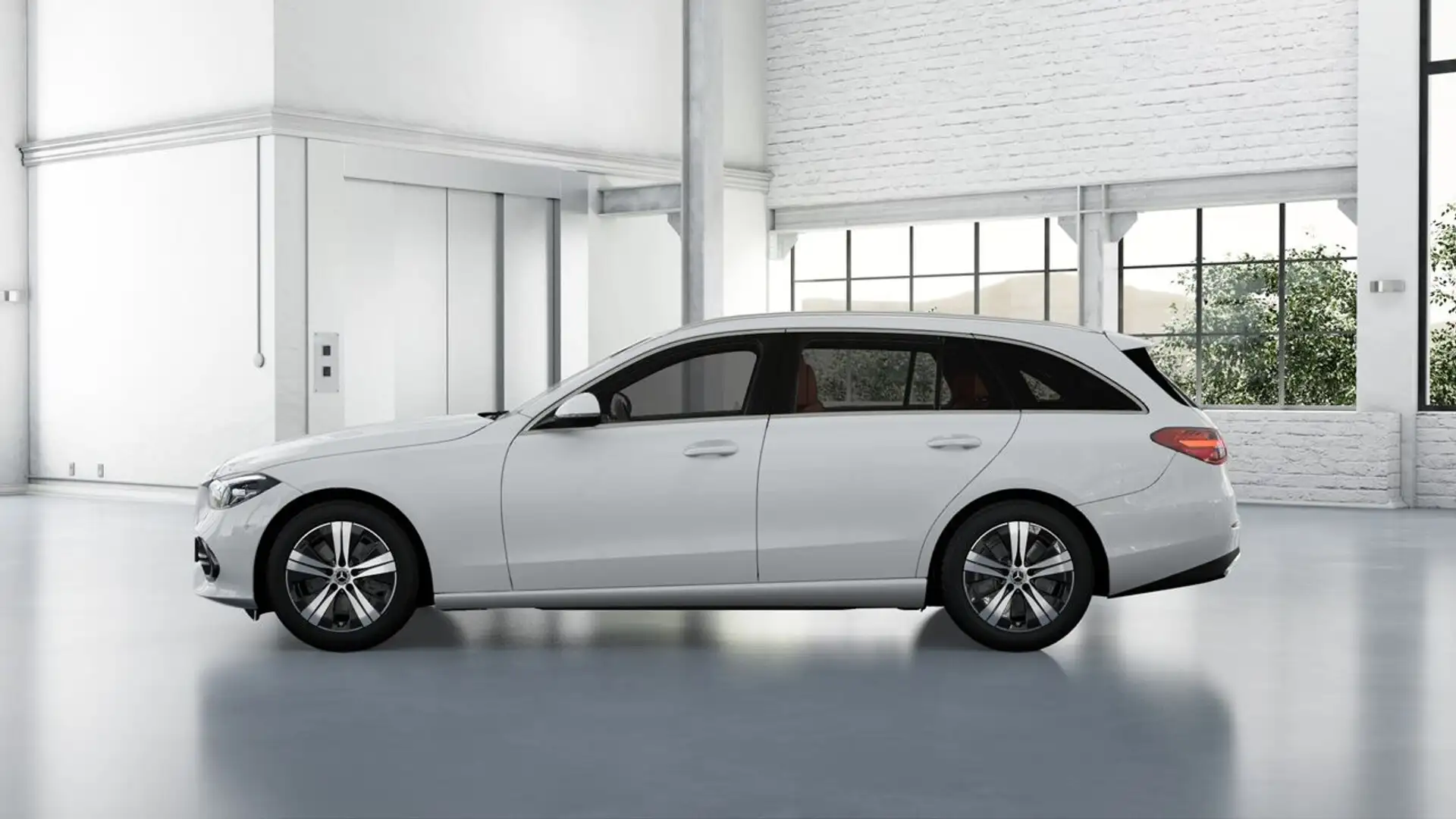 Mercedes-Benz C 200 d Estate Bílá - 2