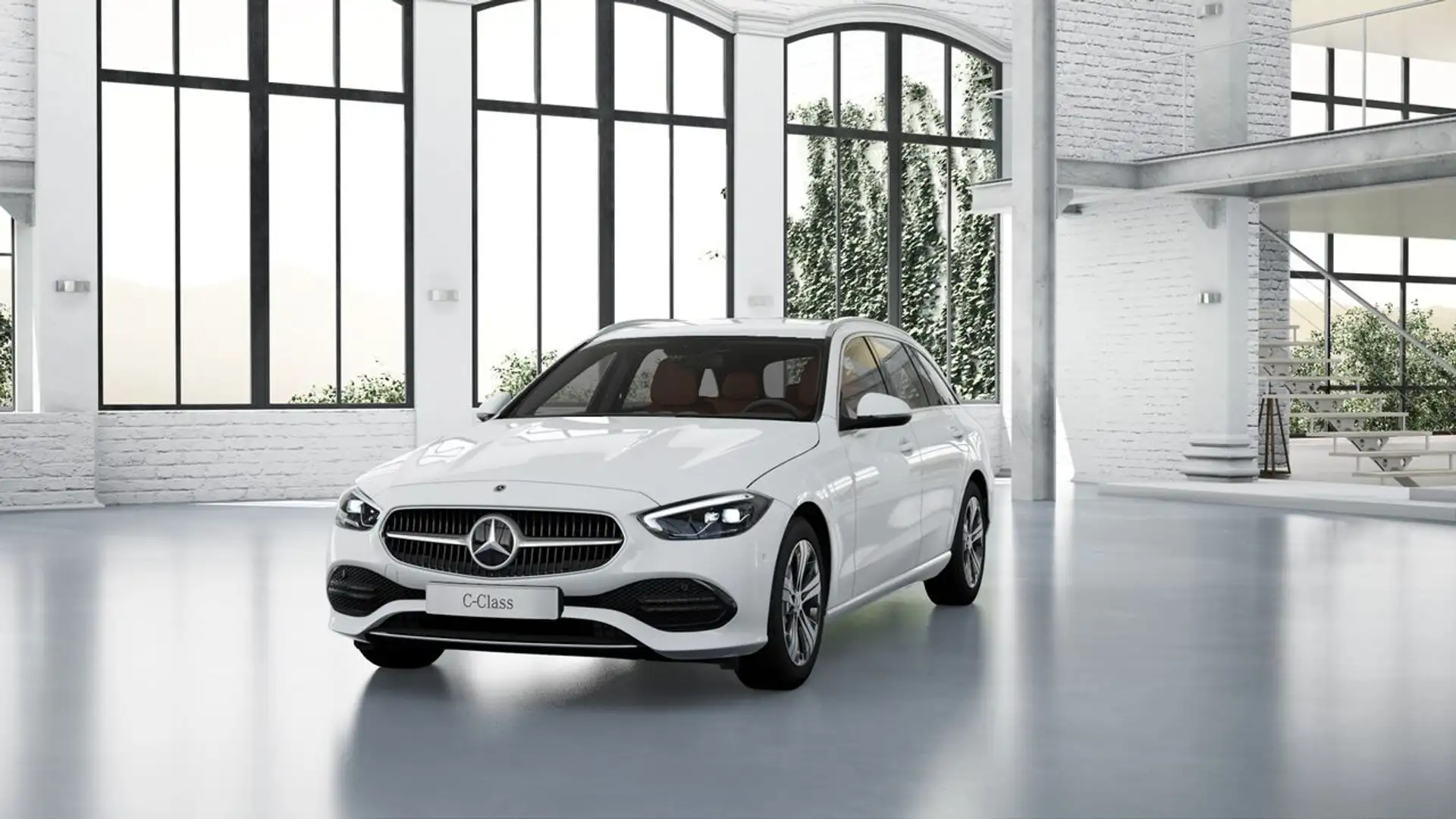 Mercedes-Benz C 200 d Estate Bílá - 1