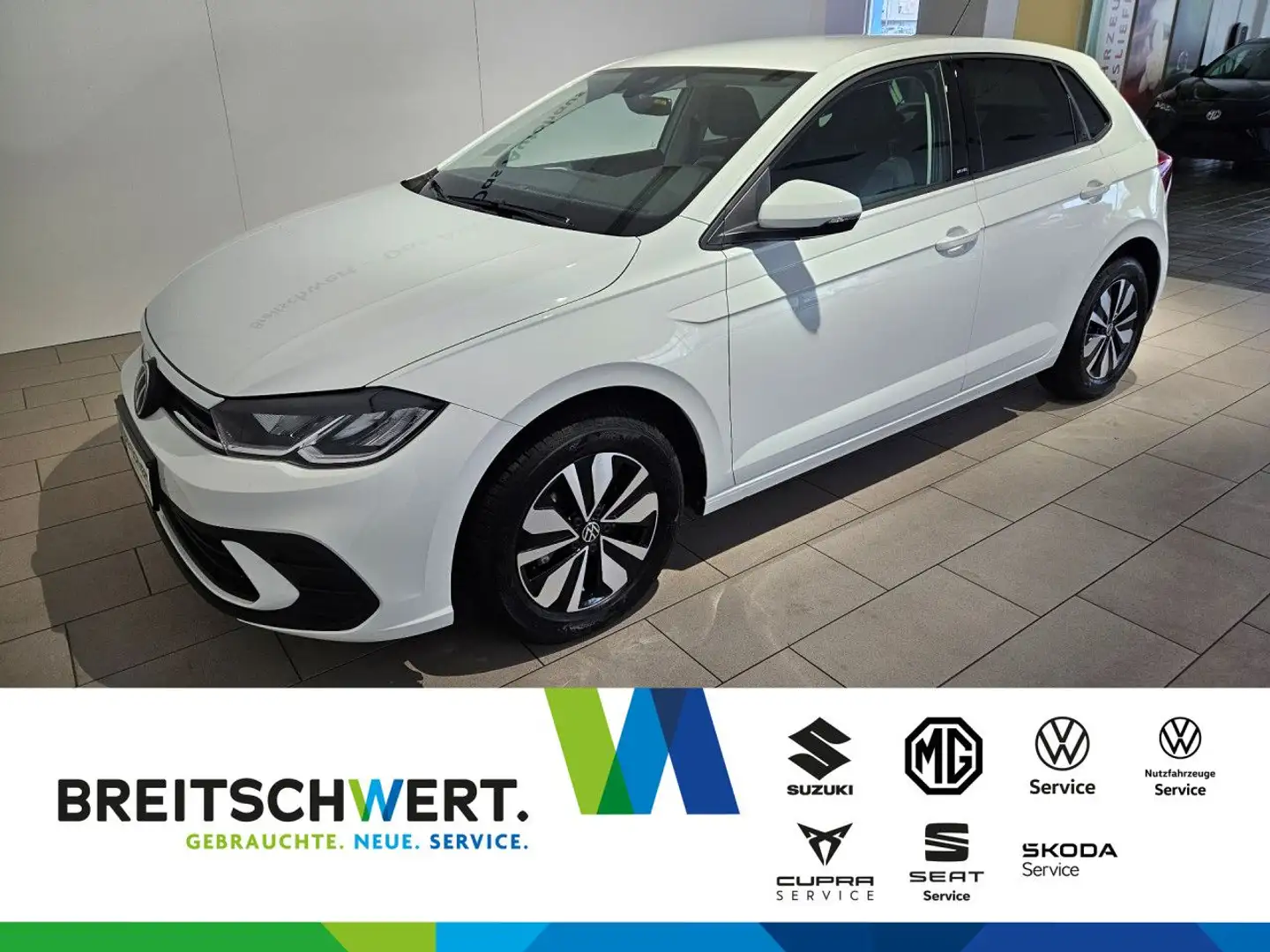 Volkswagen Polo 1.0 TSI Move LED Navi RFK ACC LightAssist Weiß - 1