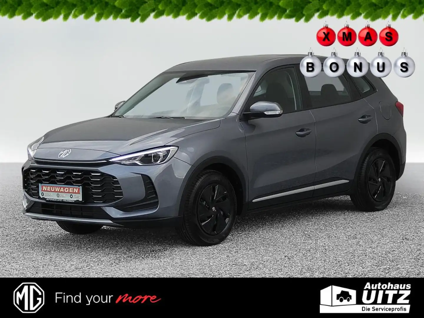 MG ZS Hybrid+ Select AUT+Navi+RKam+Klima+PTS Grau - 1