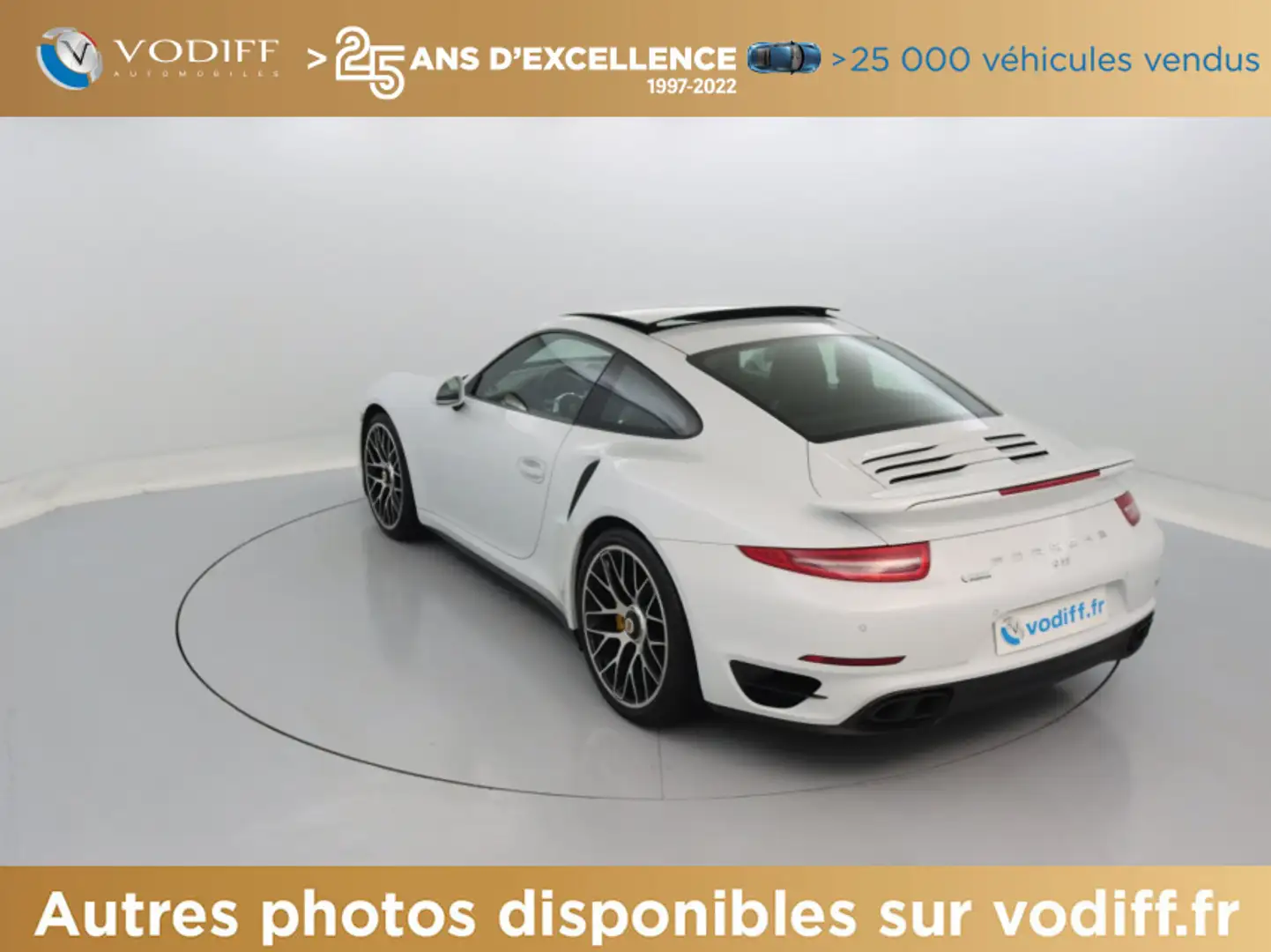 Porsche 991 TURBO 3.8 S PDK 560 CV Blanc - 2