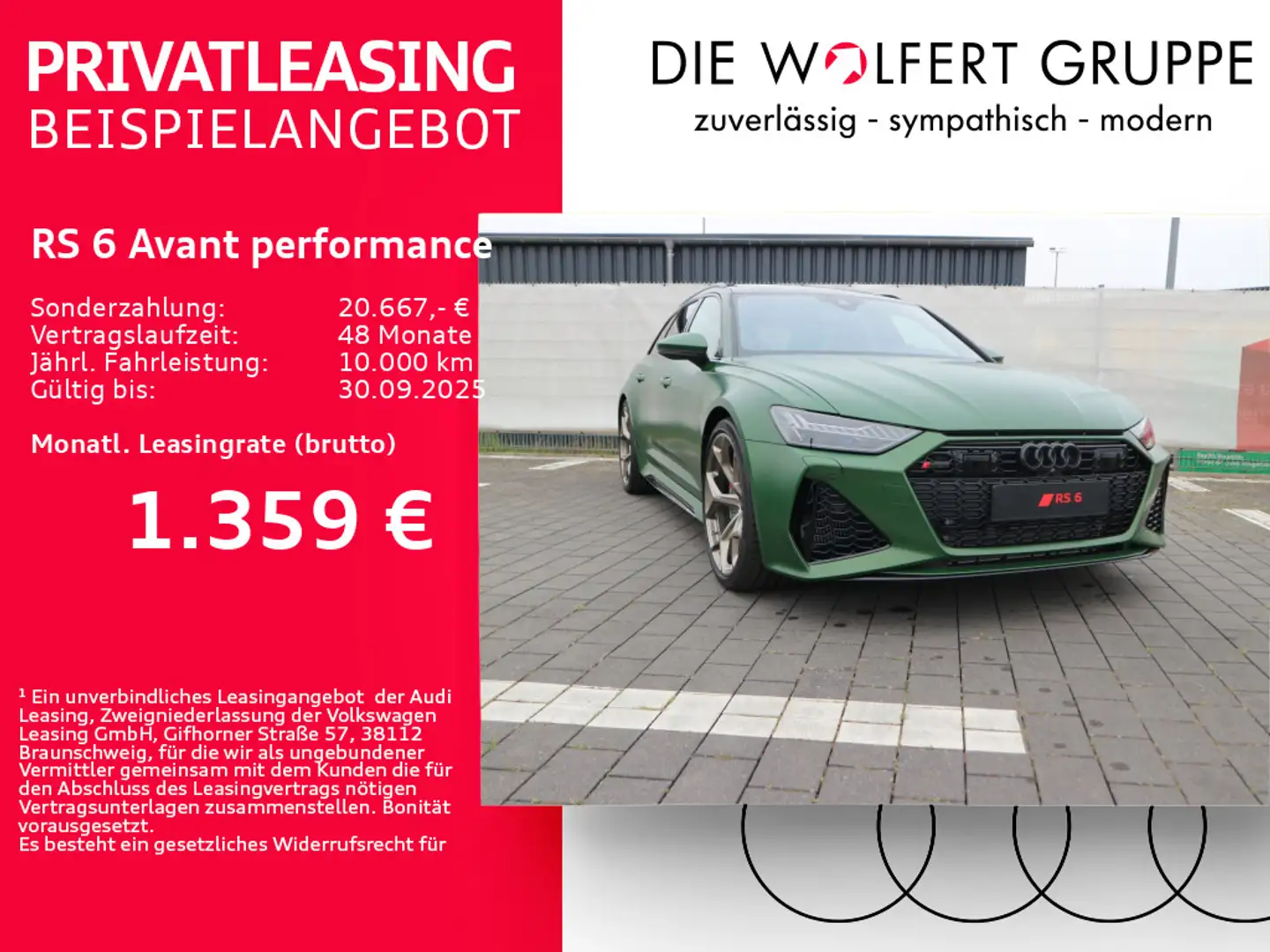 Audi RS6 tiptronic*SONOMAGRÜN MATT Grün - 1