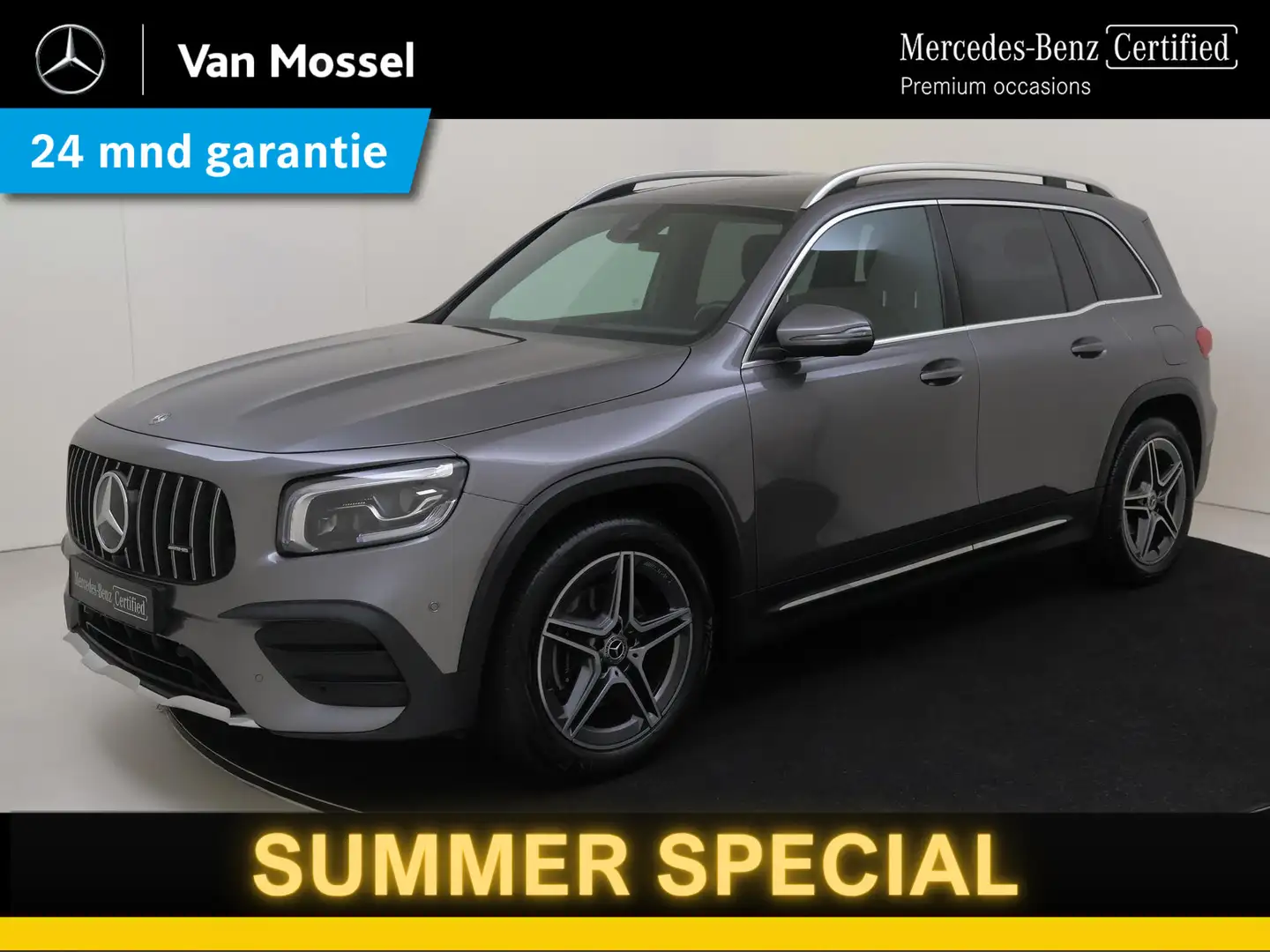 Mercedes-Benz GLB 200 AMG-Line / Stoelverwarming / Achteruitrijcamera / Gris - 1