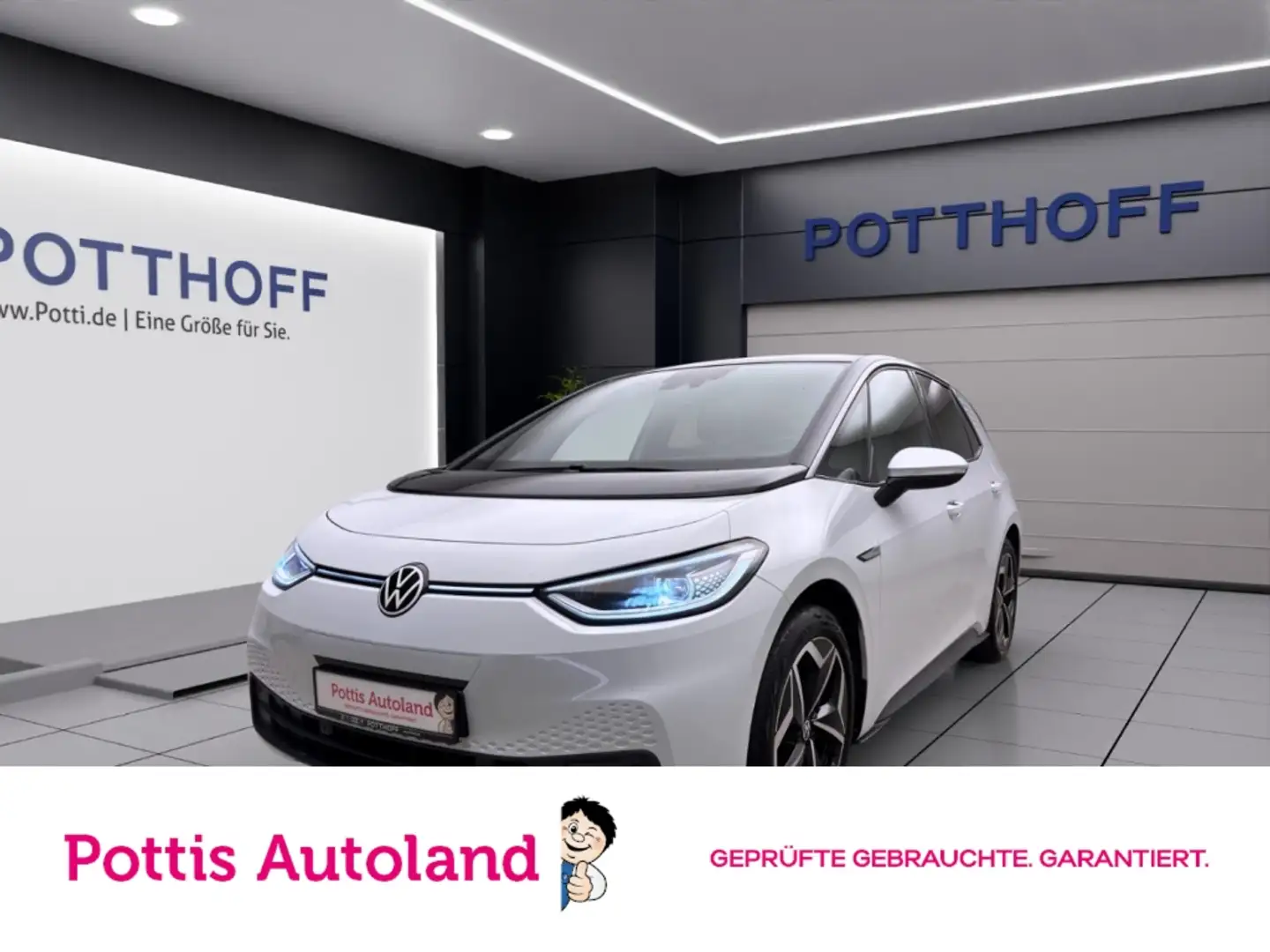 Volkswagen ID.3 PRO PERFORMANCE PANO IQ.LIGHT AHK KAMERA Weiß - 1