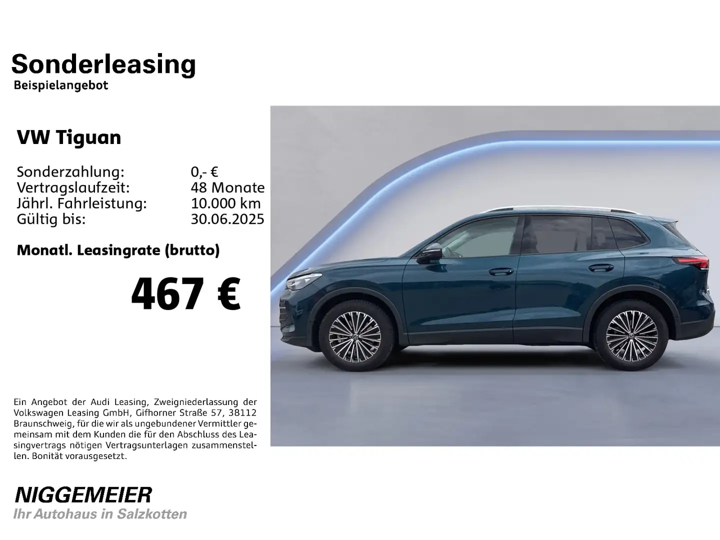 Volkswagen Tiguan 2.0TDI DSG LIFE NAVI+LED+KAMERA+ACC+AHK Blau - 2
