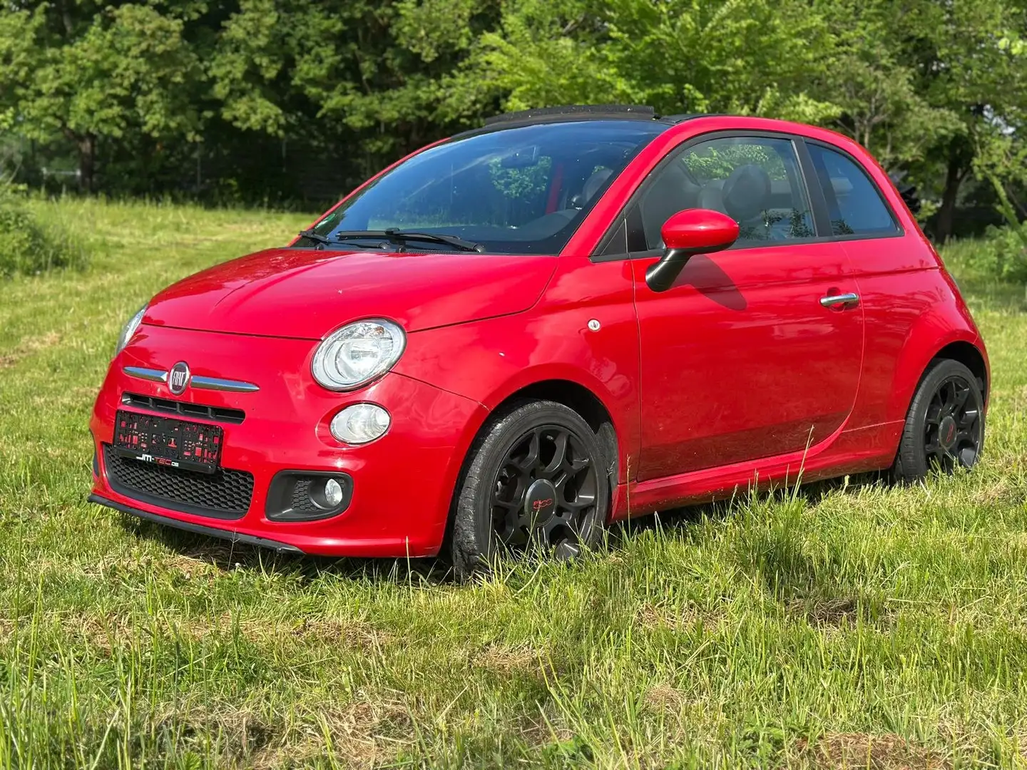 Fiat 500 Cabrio 0.9 TwinAir *Klima*PDC*8fach* Rouge - 1