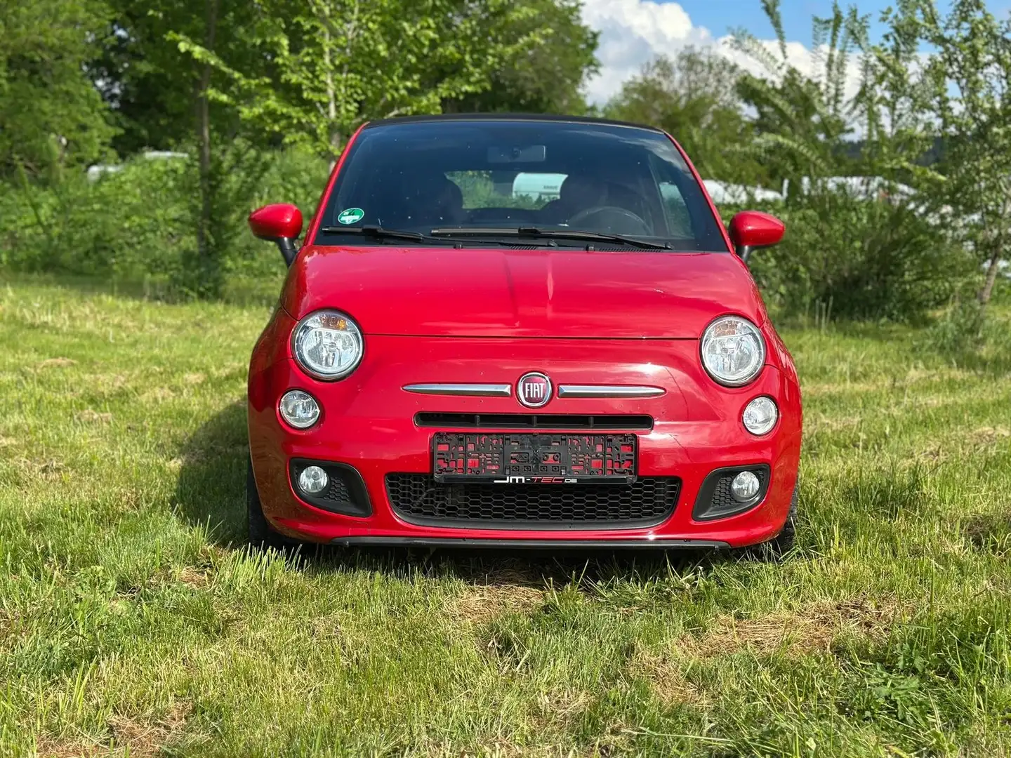 Fiat 500 Cabrio 0.9 TwinAir *Klima*PDC*8fach* Rouge - 2