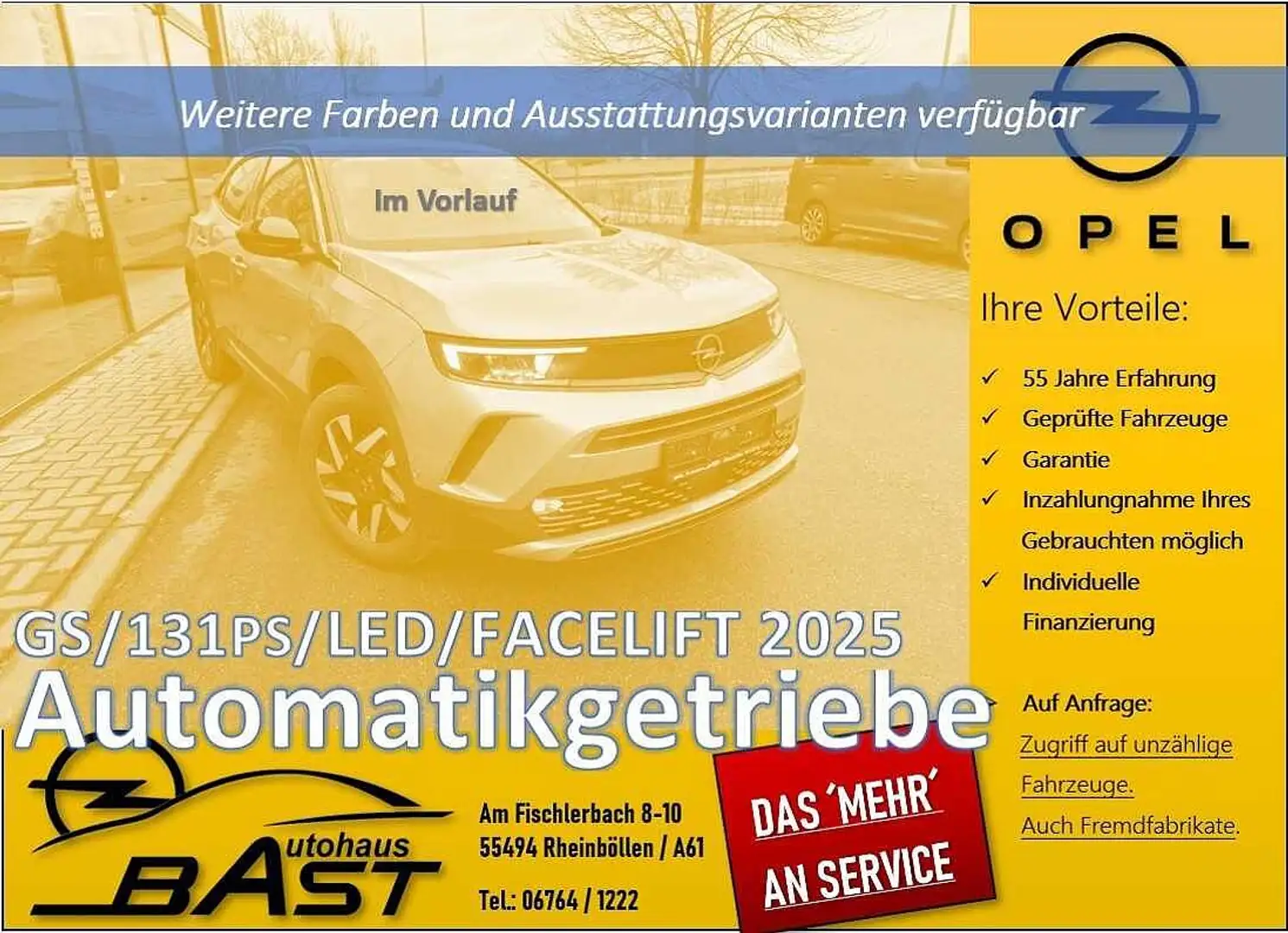 Opel Mokka -B FACELIFT 131PS Automatik LED Sitzheizung Lenkra Grau - 1
