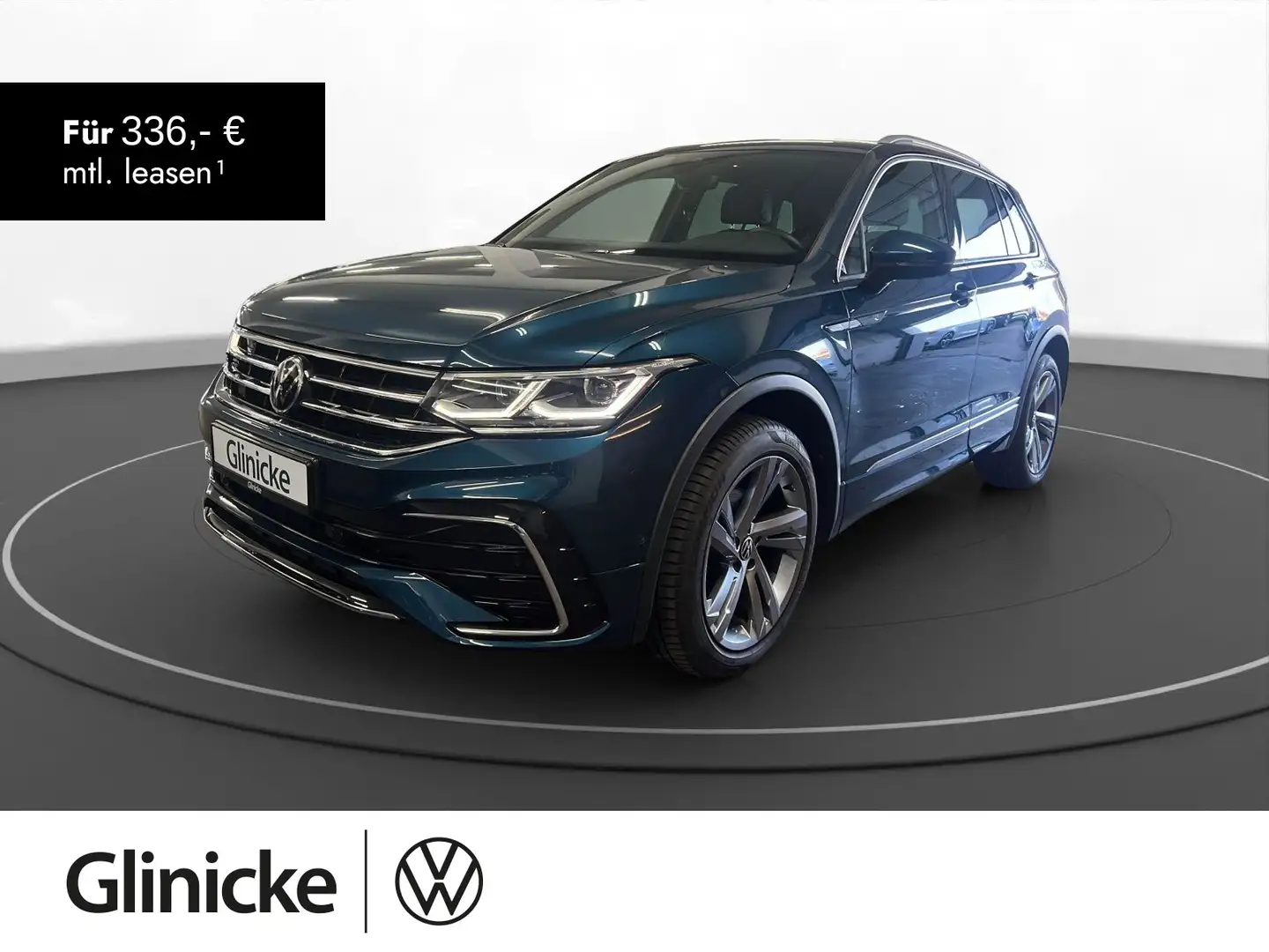 Volkswagen Tiguan 2.0 TDI 4M R-Line AHK Matrix LM 19" Navi Blau - 1