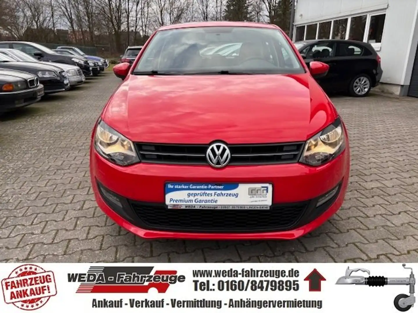 Volkswagen Polo 1.4 Highline - TÜV/AU 07/2026 - Klima Rot - 2