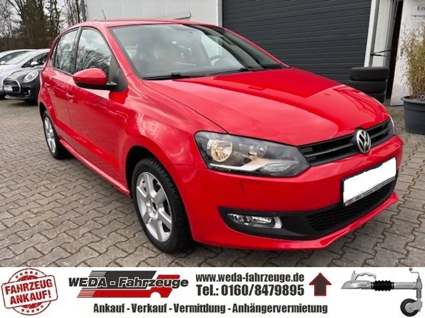 Volkswagen Polo 1.4 Highline - TÜV/AU 07/2026 - Klima Rouge - 1
