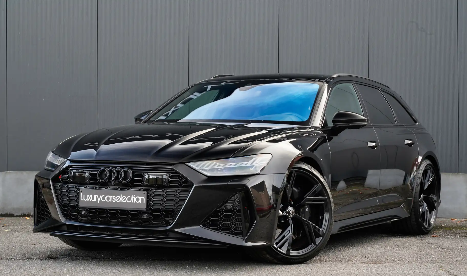 Audi RS6 4.0 V8 TFSI *LICHTE VRACHT/MATRIX/HUD/PANO/B&O* Noir - 2