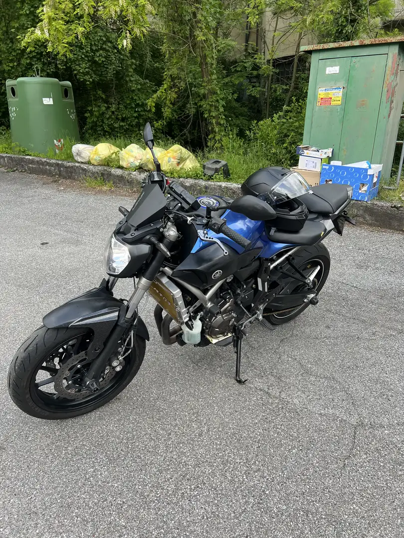 Yamaha MT-07 Dopotenziata solo a libretto Blu/Azzurro - 2