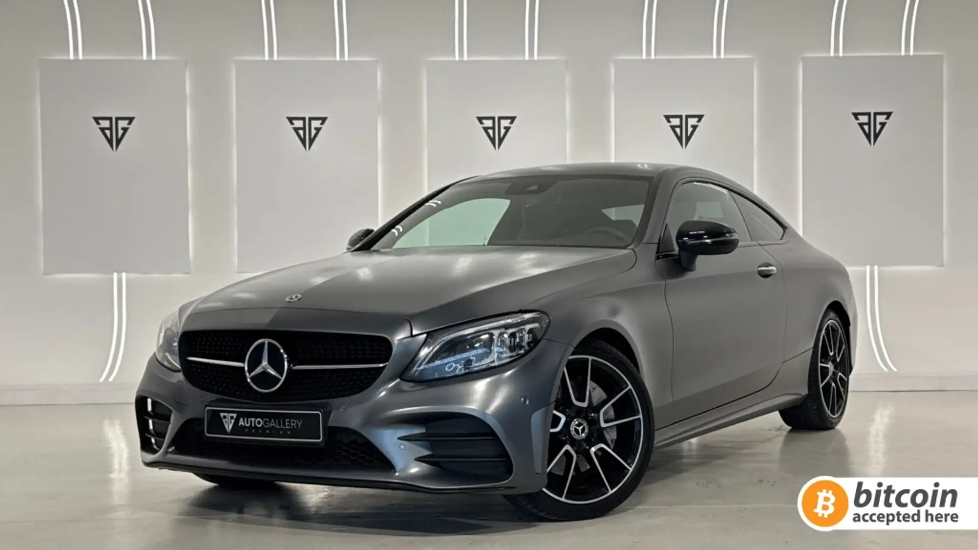 Mercedes-Benz C 300 Coupé 300d 9G-Tronic Gris - 1
