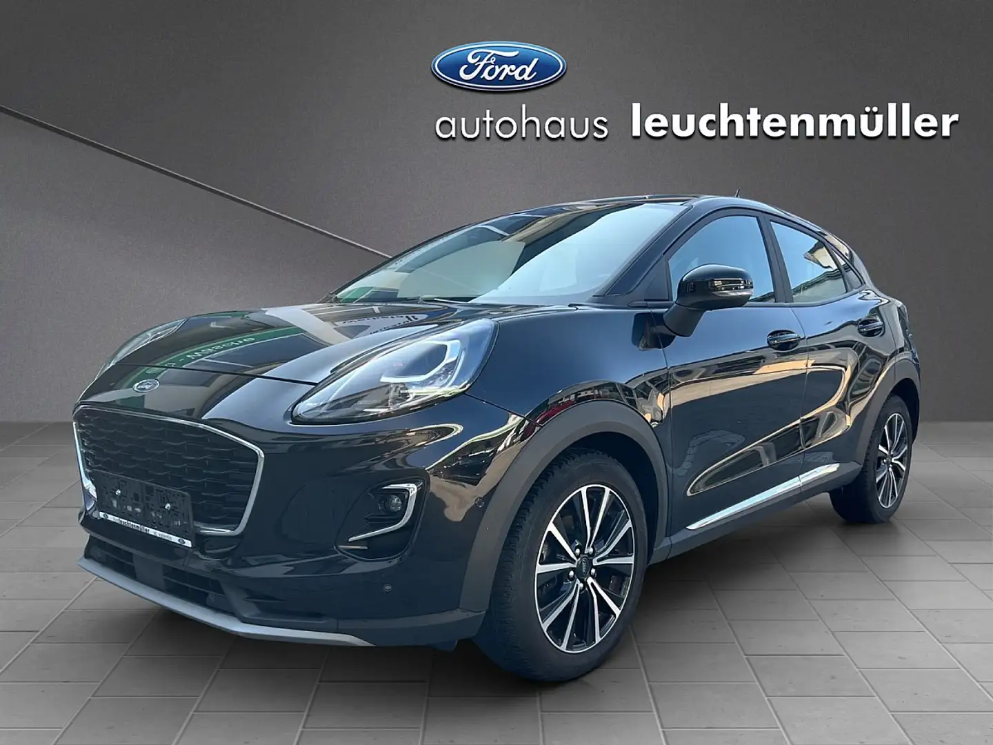 Ford Puma 1,0 EcoBoost Hybrid Titanium Schwarz - 1