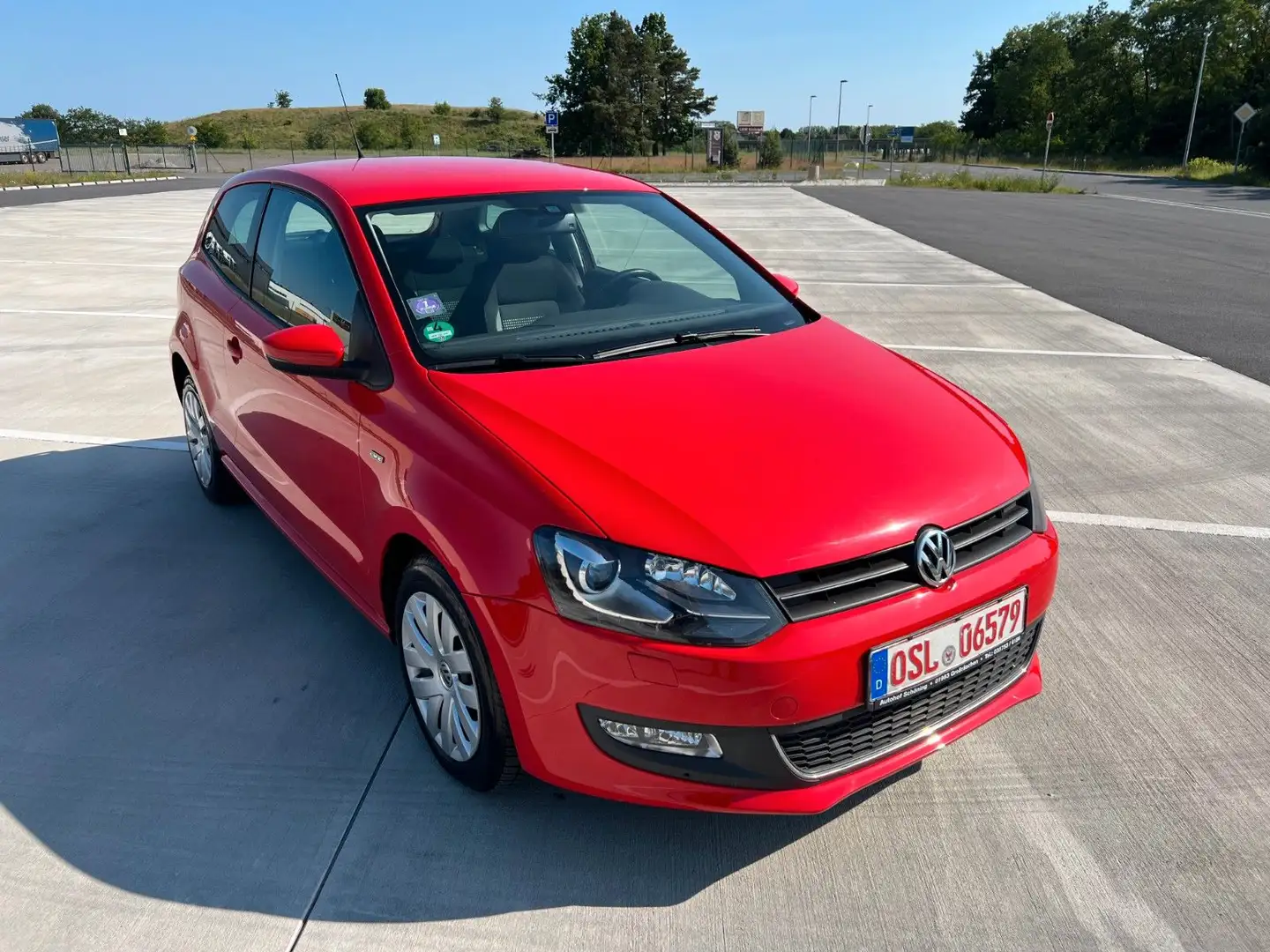 Volkswagen Polo V Life,Top Zustand,1.Hand ,Scheckheft,Bi-Xe Rot - 1