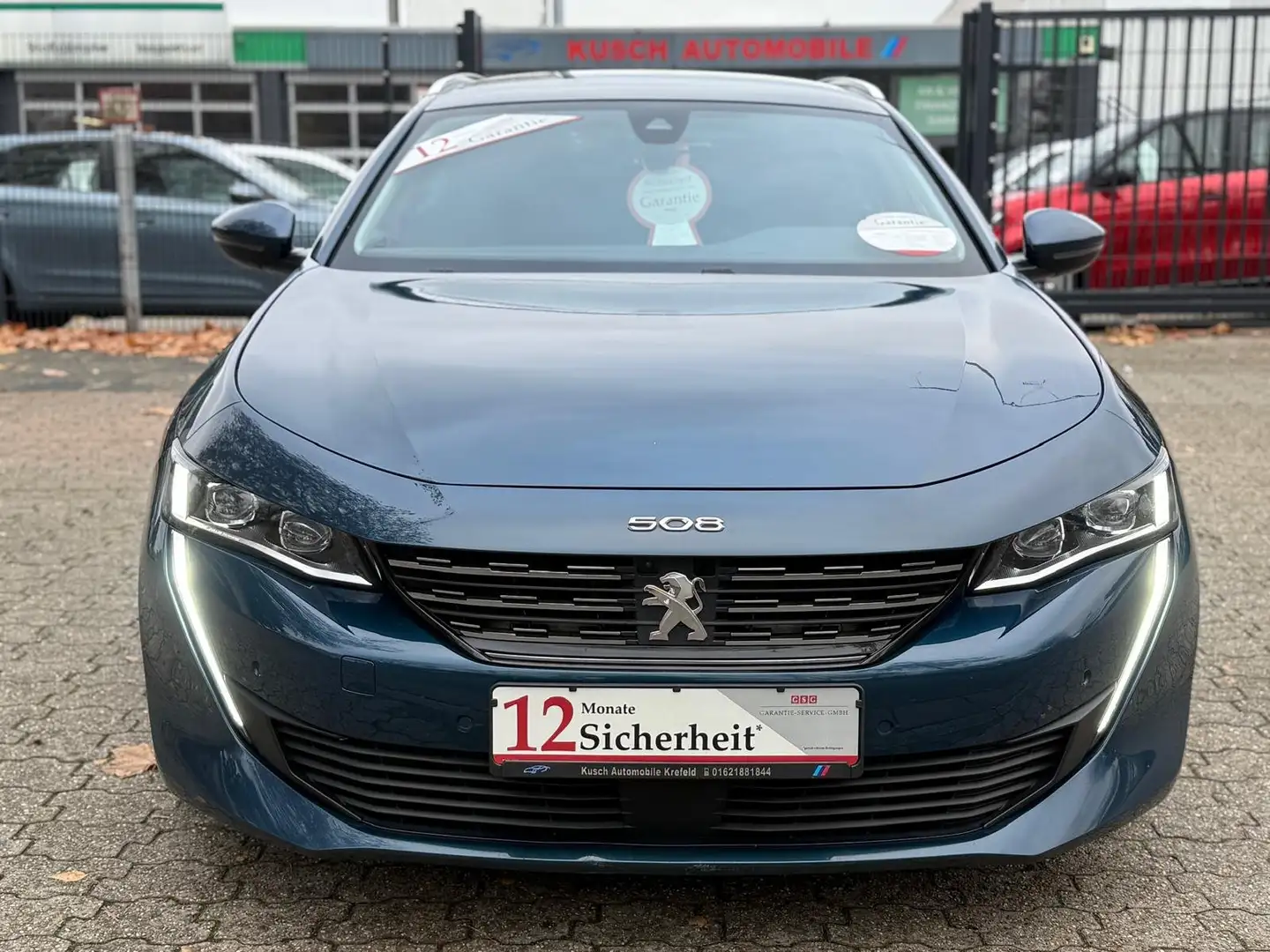 Peugeot 508 Hybrid 225 Allure Pack Voll LED Leder Navi 1 Hand Bleu - 2