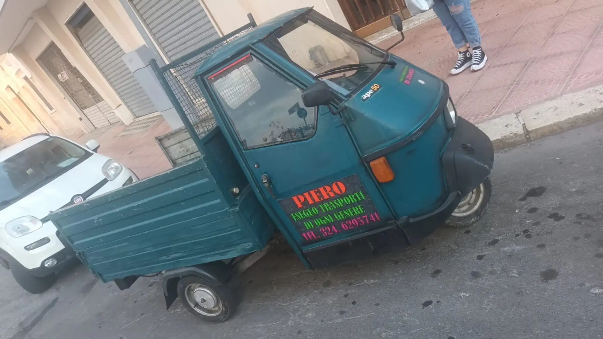 Piaggio Ape Ape Car motore nuovo 125 ricondizionato tutto, ASI Blau - 2