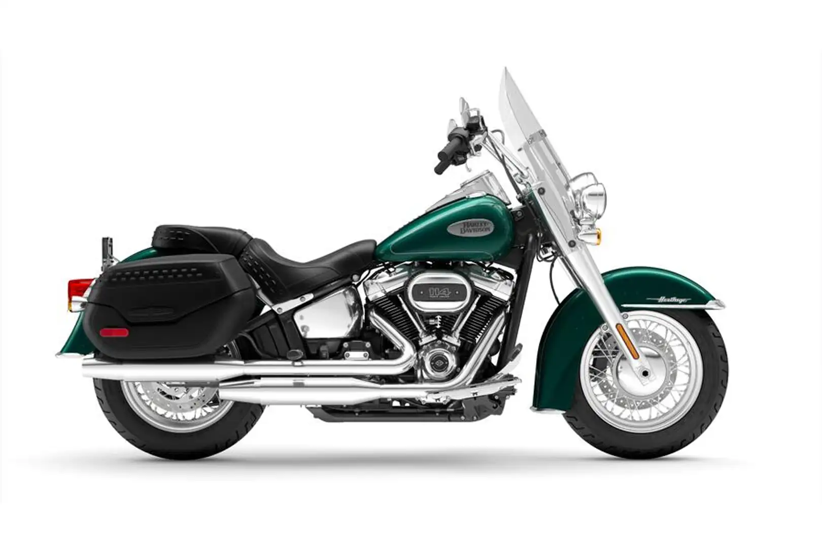 Harley-Davidson Heritage Softail FLHCS CLASSIC CHROME TRIM Groen - 1