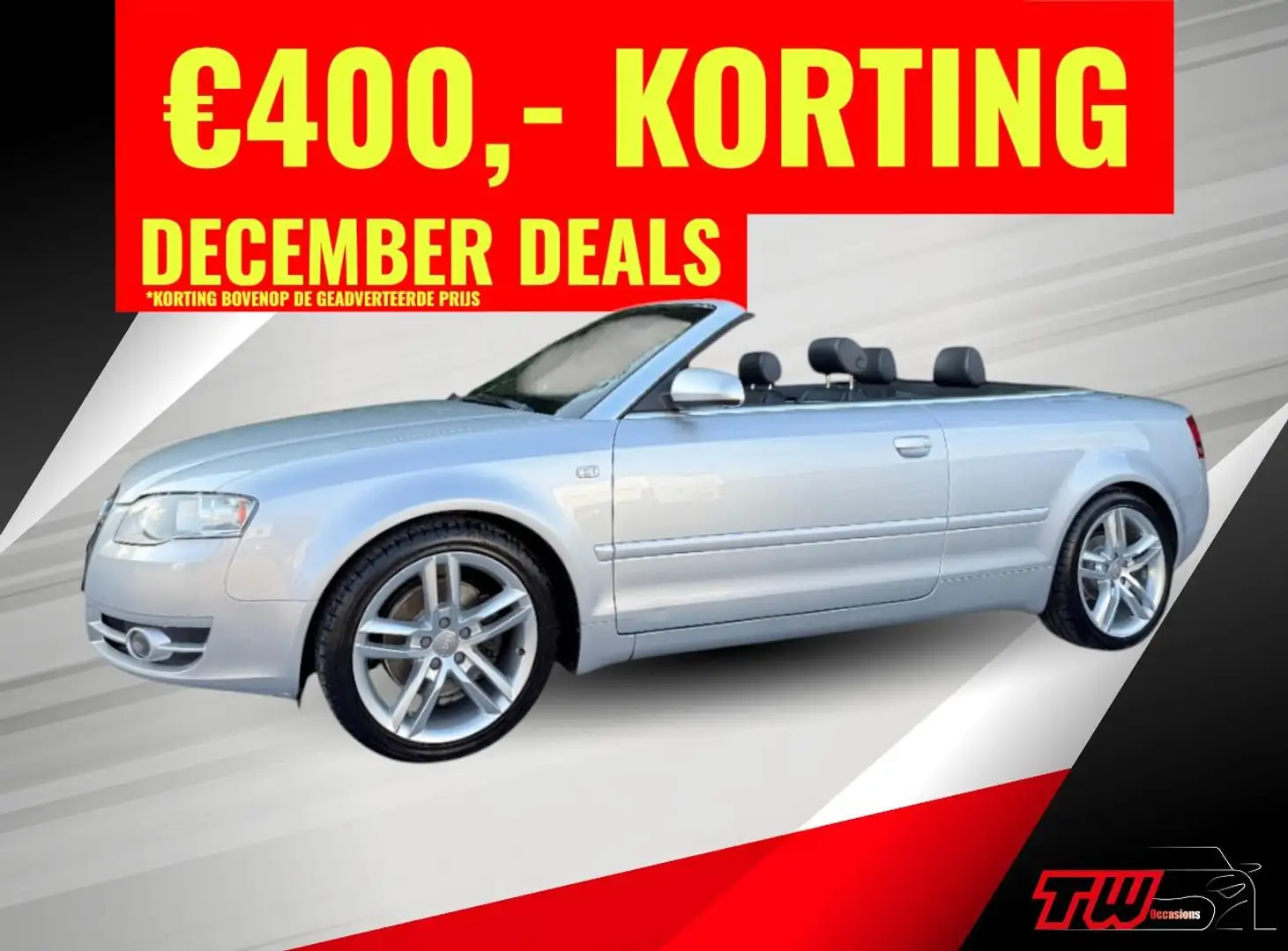 Audi A4 Cabriolet 1.8 Turbo Pro Line| NWE APK | AIRCO | LE Gris - 1