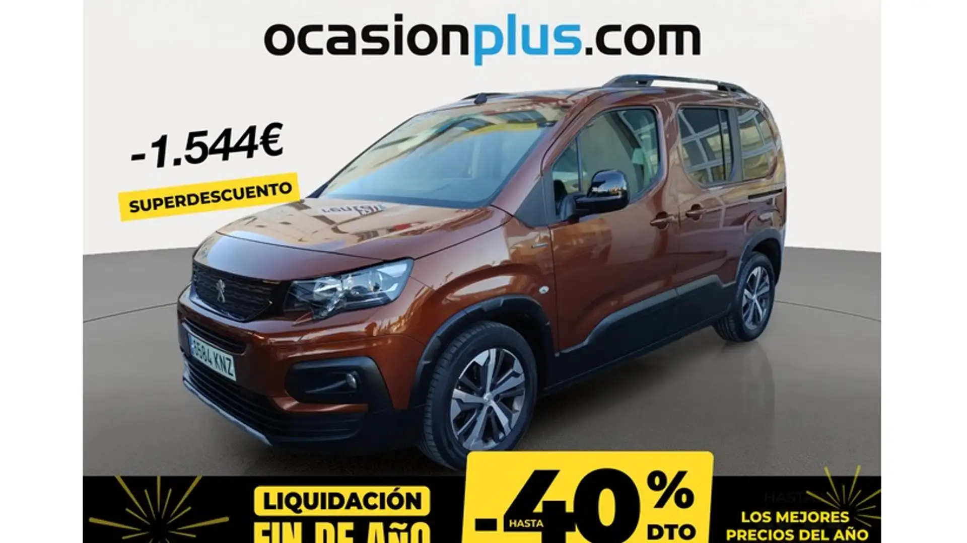 Peugeot Rifter 1.5BlueHDi S&S Standard GT Line 130 Brun - 1