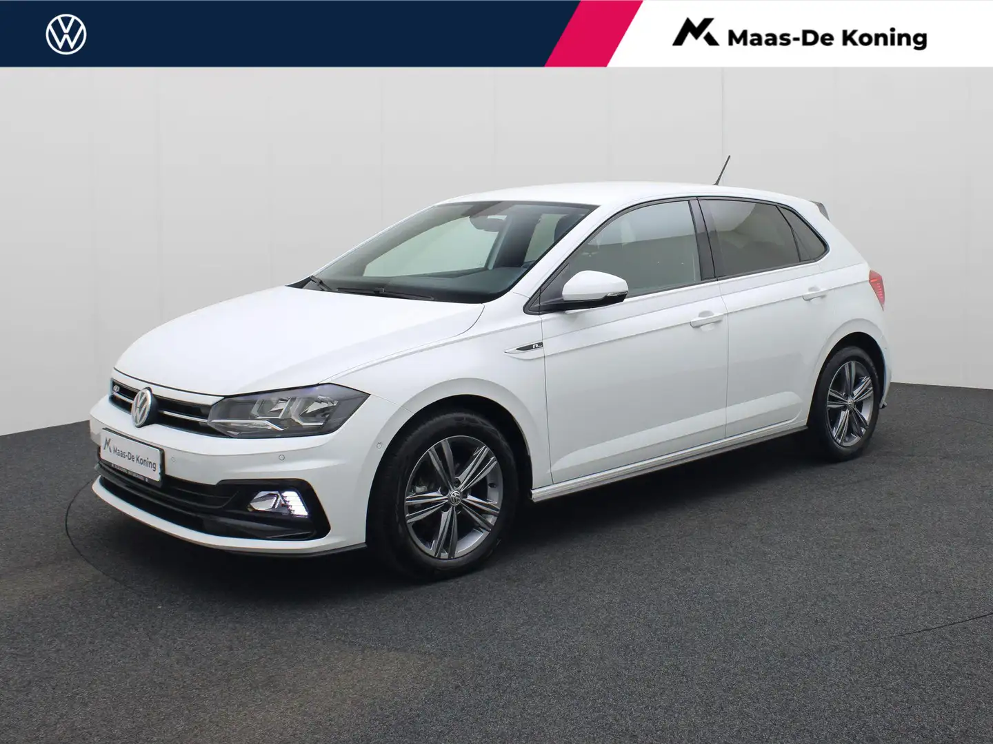 Volkswagen Polo 1.0TSI/95PK Highline Business R line · Navigatie · Blanco - 1