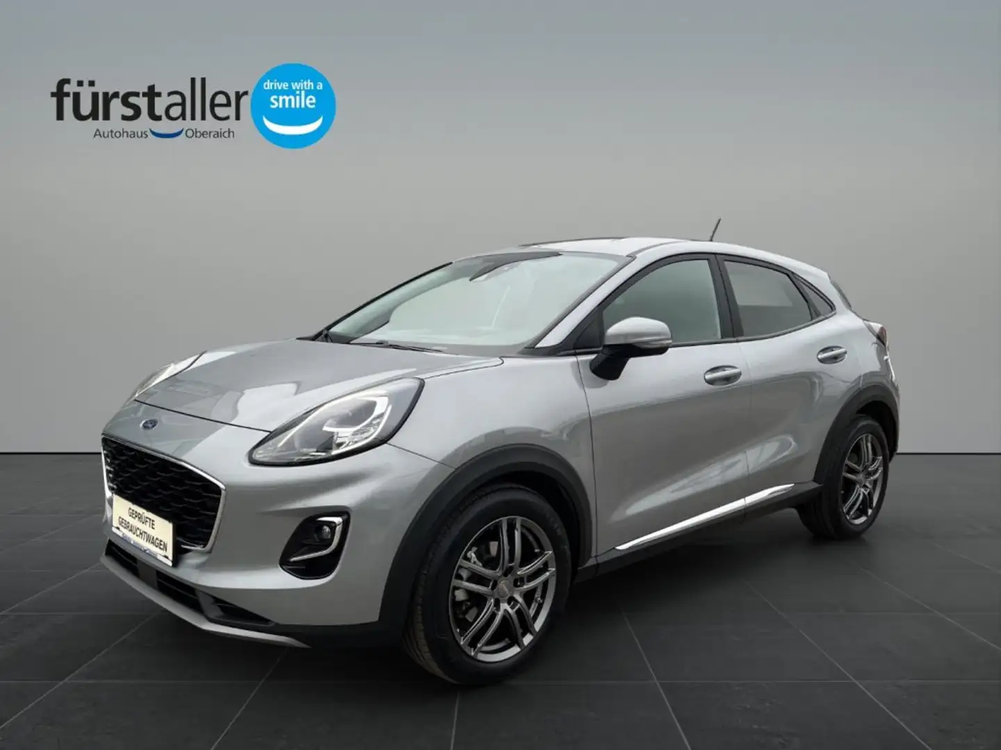 Ford Puma 1,0 EcoBoost Hybrid Titanium Grau - 1
