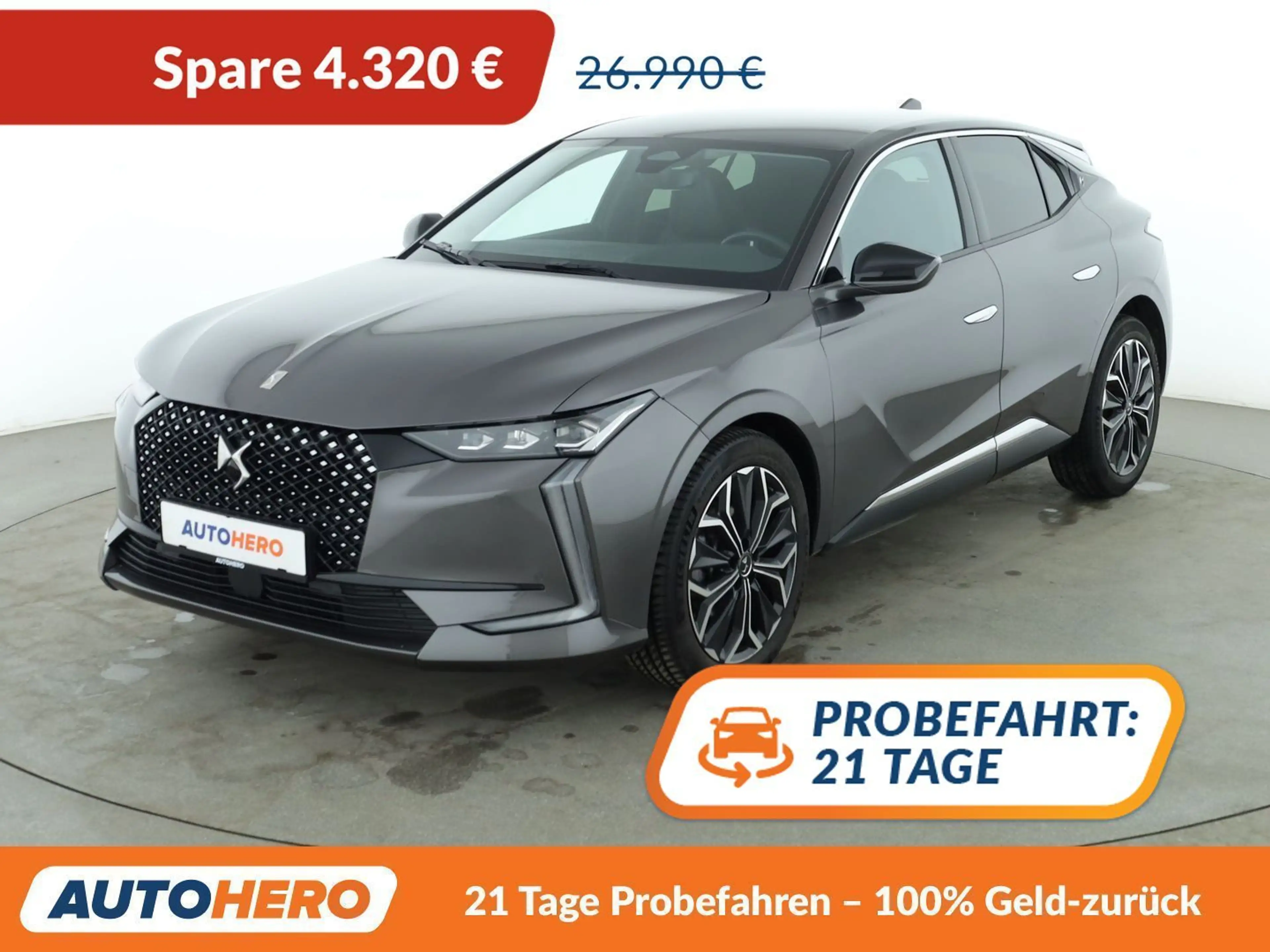 DS Automobiles DS 4 1.5 Blue-HDi Rivoli Aut.*NAV*LED*ACC*CAM*PDC*