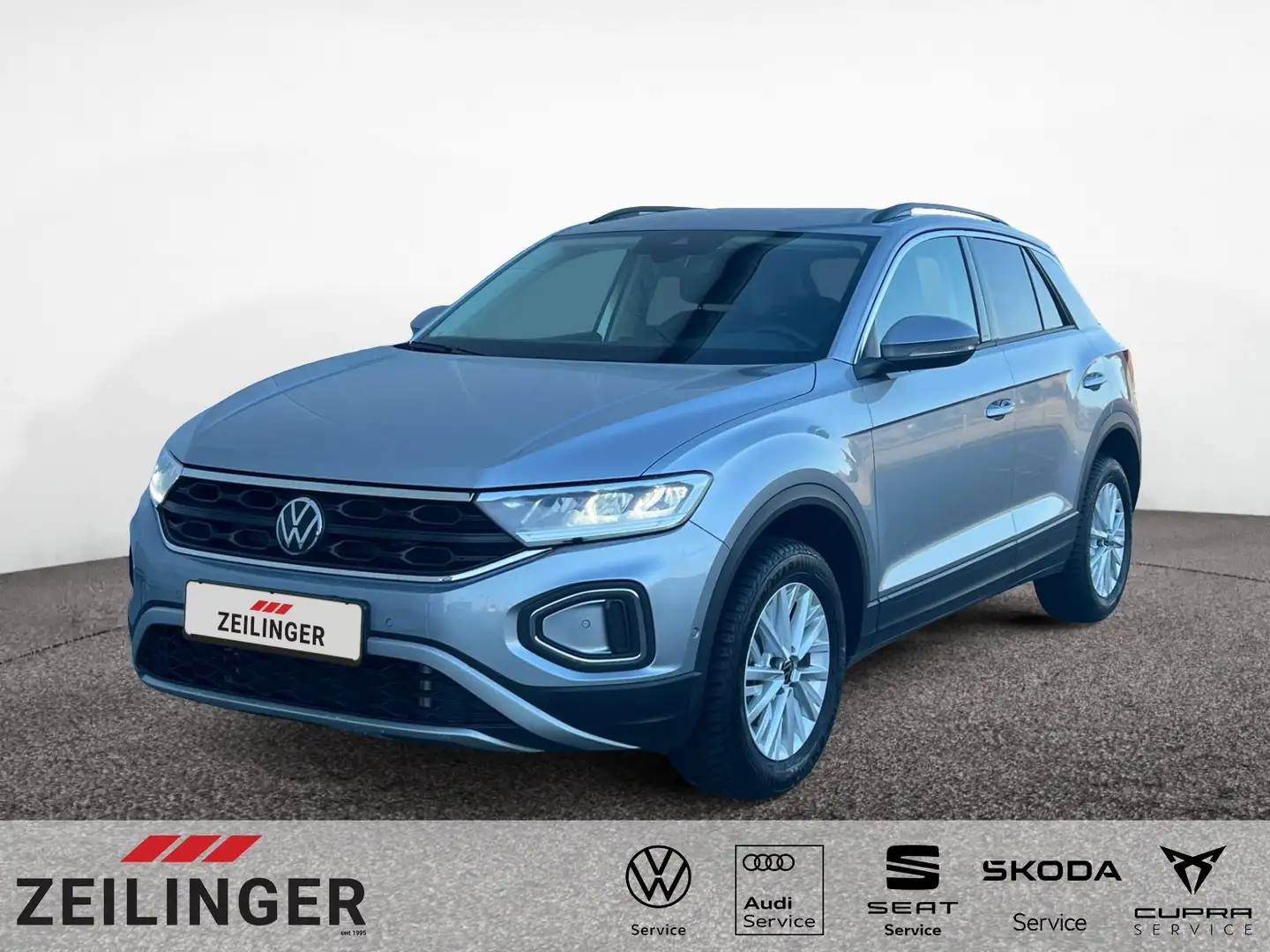 Volkswagen T-Roc Life TSI DSG|AHK|KAMERA|NAVI|ACC|APP-CONN. Silber - 1