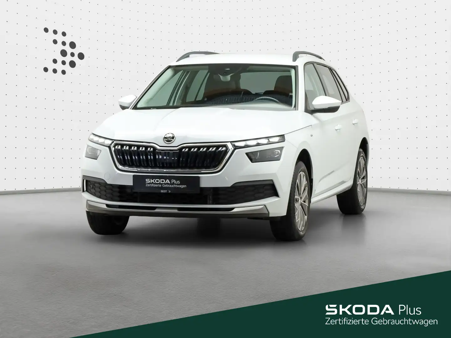 Skoda Kamiq 1.5 TSI DSG CLEVER*KESSY*LED*AHK*KLIMA*PDC Weiß - 1